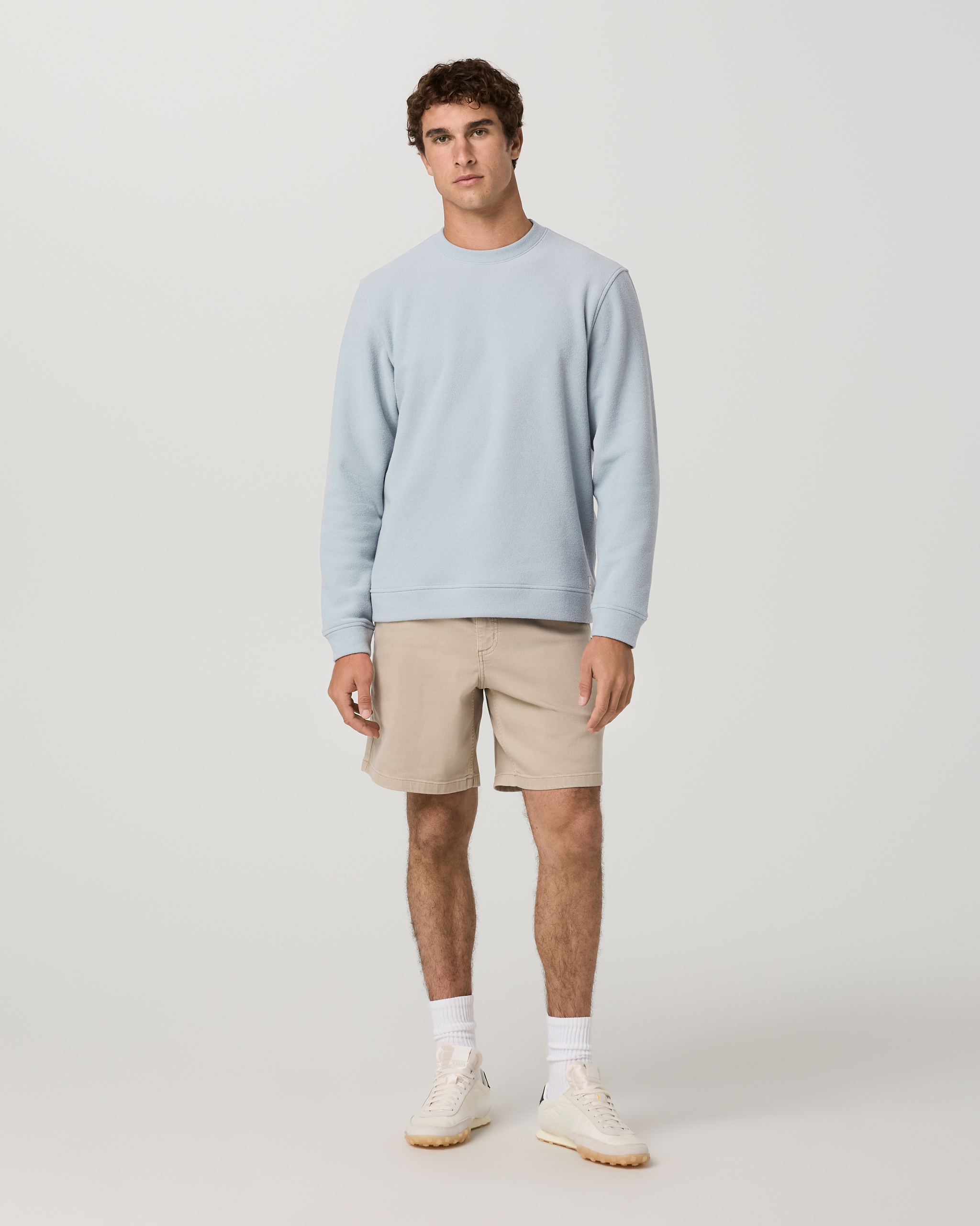Beach Fleece Crew | Raindrop Heather - Image 3