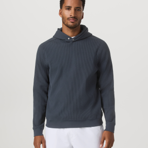 Tech Waffle Pullover Hoodie | Ink