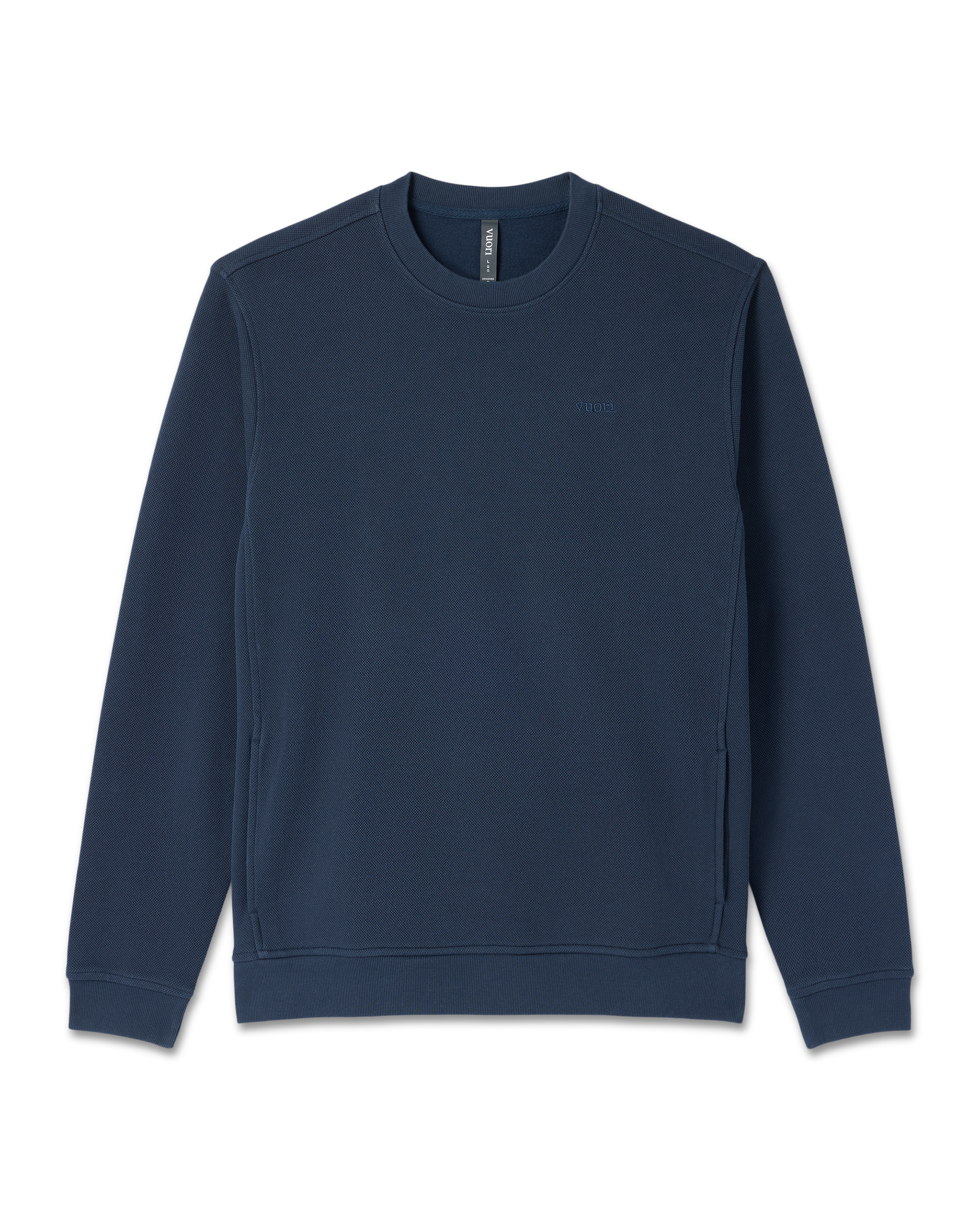 Pique Fleece Crew | Ocean Blue - Image 6