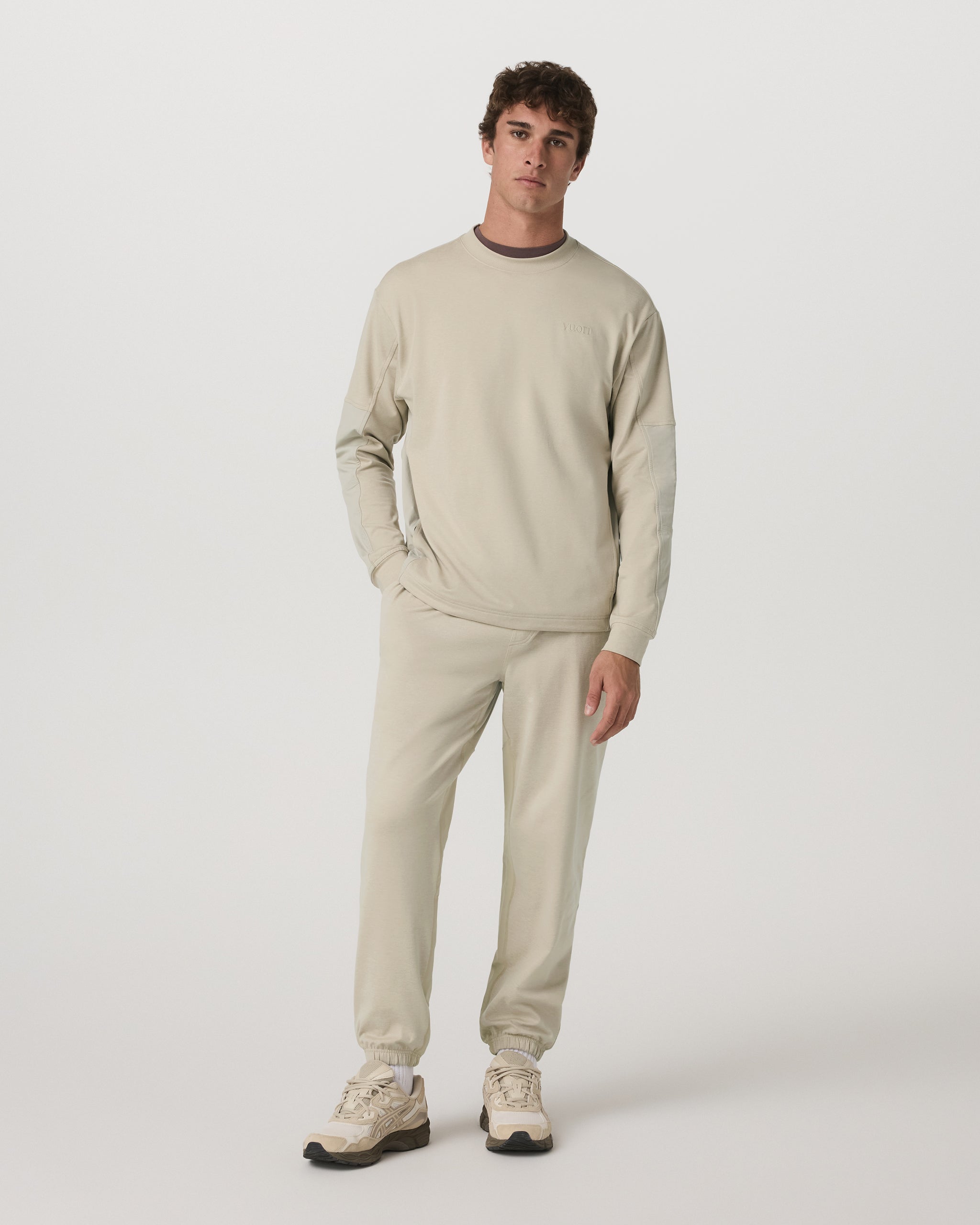 Coronado Mixed Media Crew | Limestone Heather - Image 5