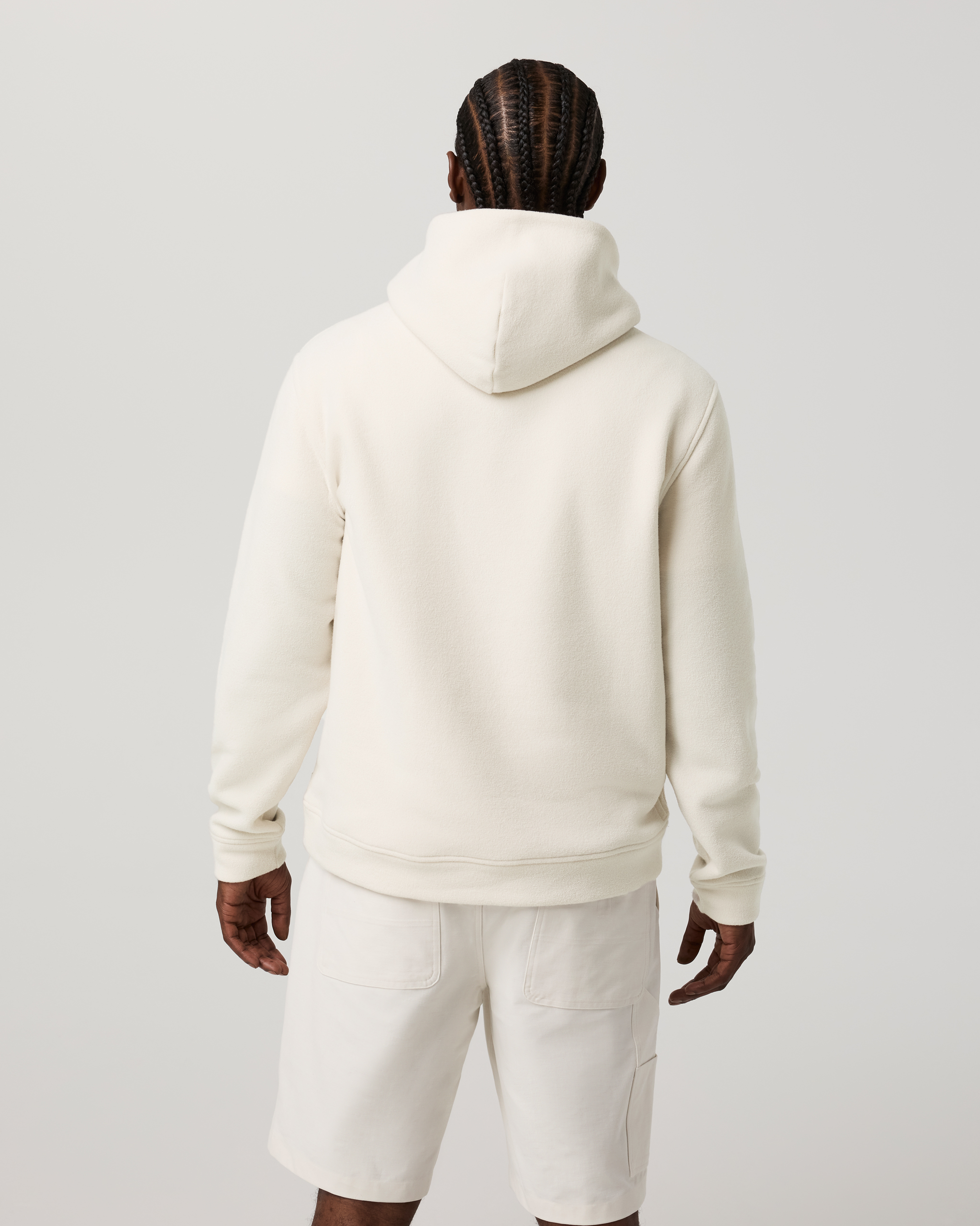 Beach Fleece Pullover Hoodie | Bone Heather - Image 5