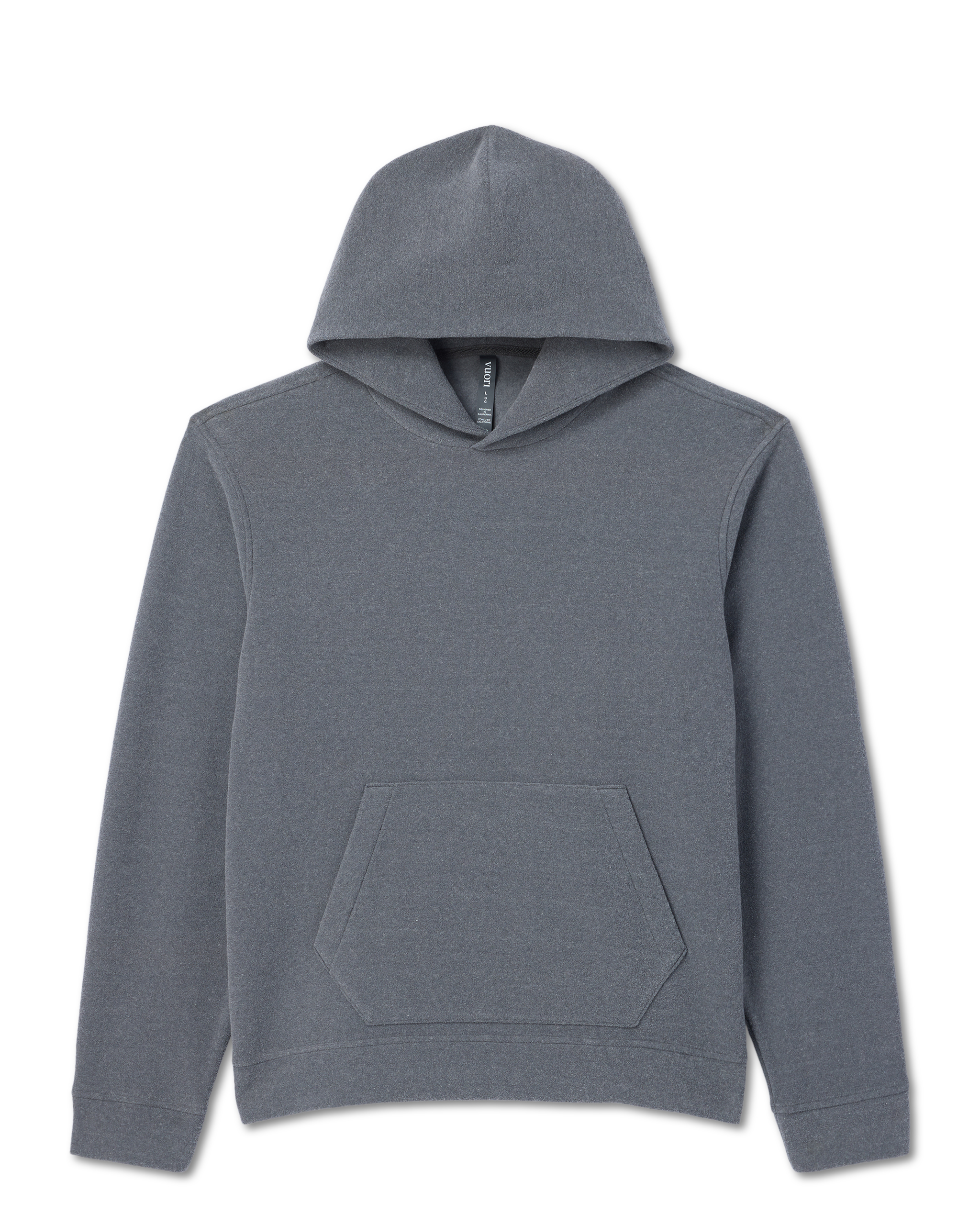 Beach Fleece Pullover Hoodie | Dark Pewter Heather - Image 6