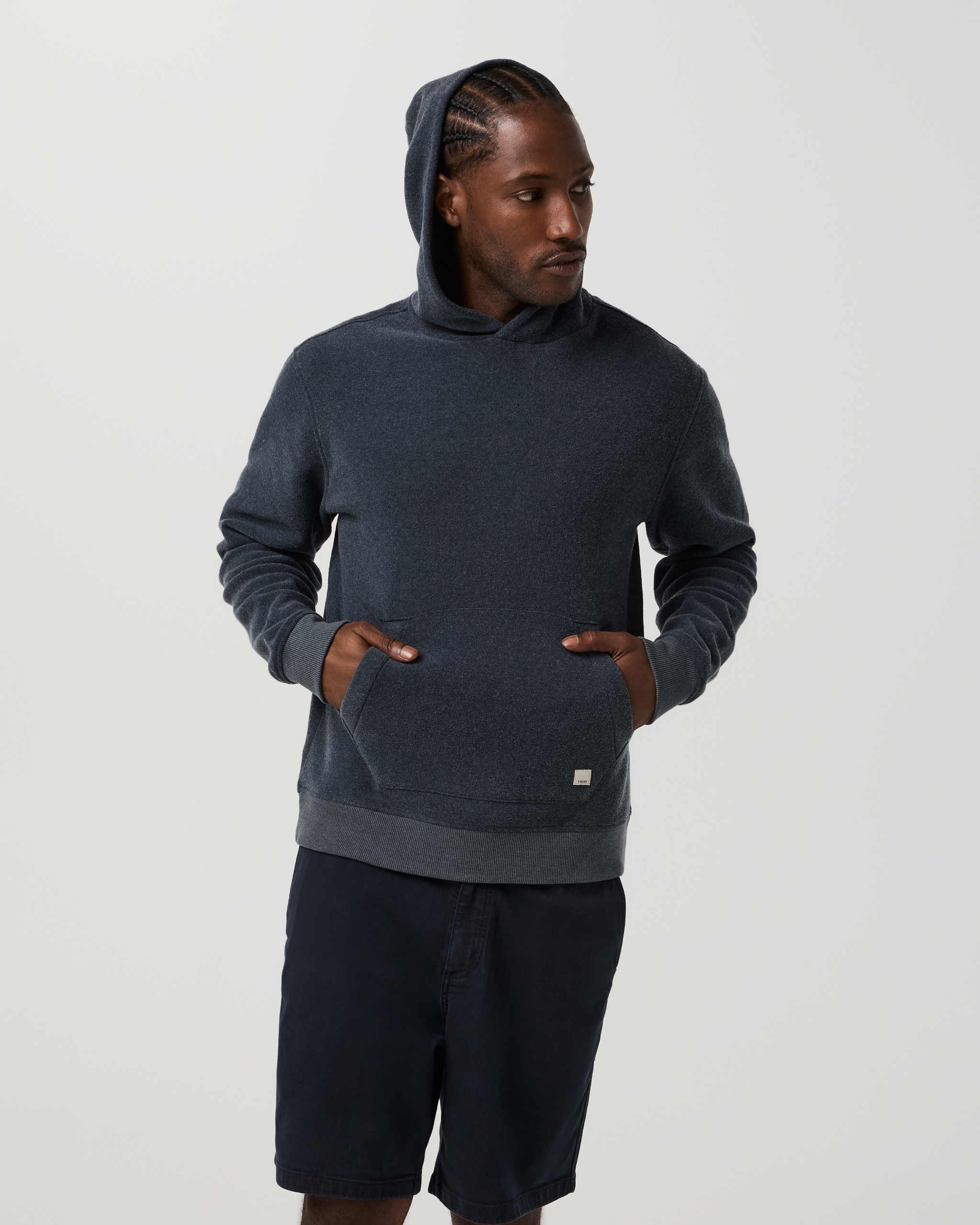 Beach Fleece Pullover Hoodie | Ink Heather - Image 2