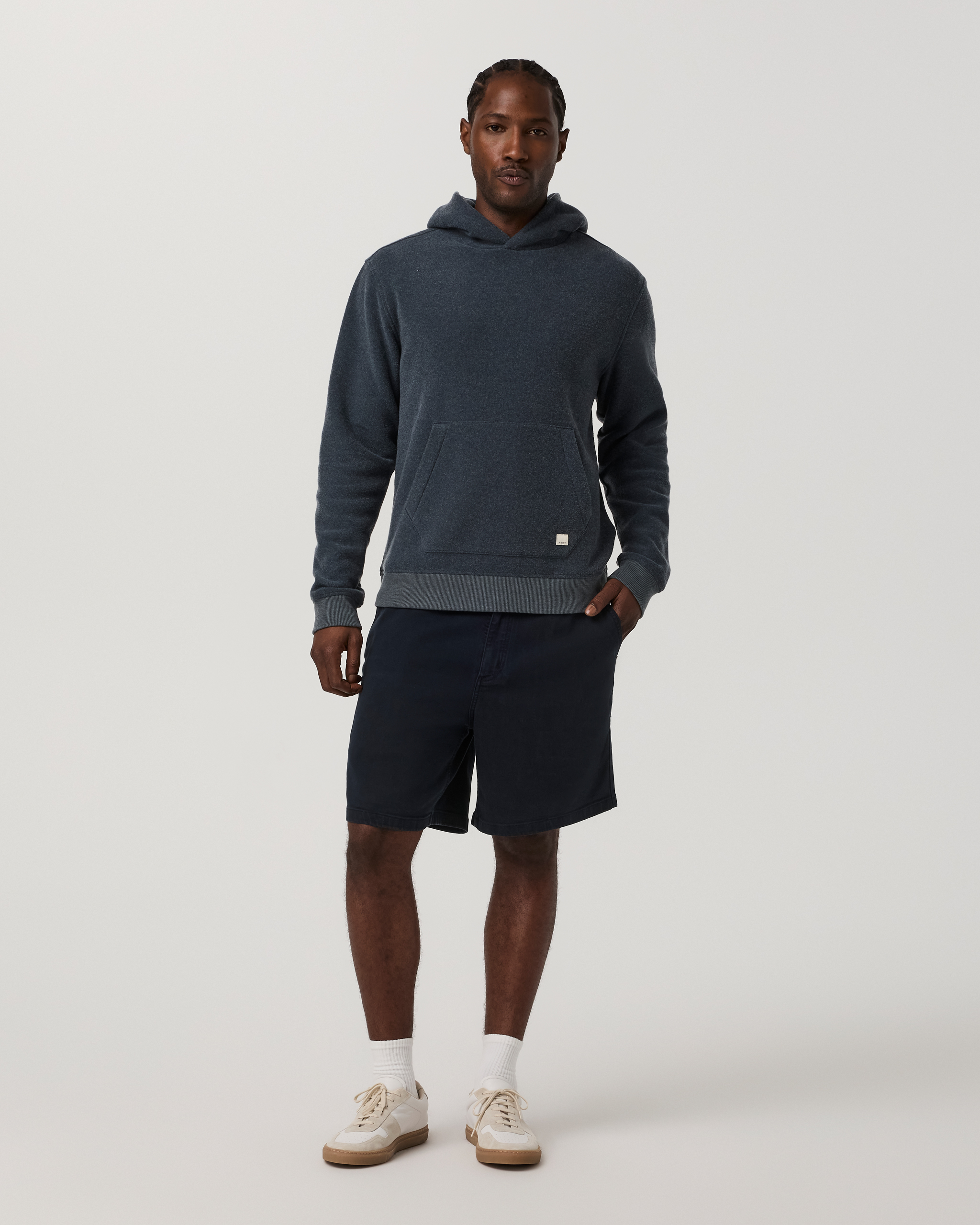 Beach Fleece Pullover Hoodie | Ink Heather - Image 3