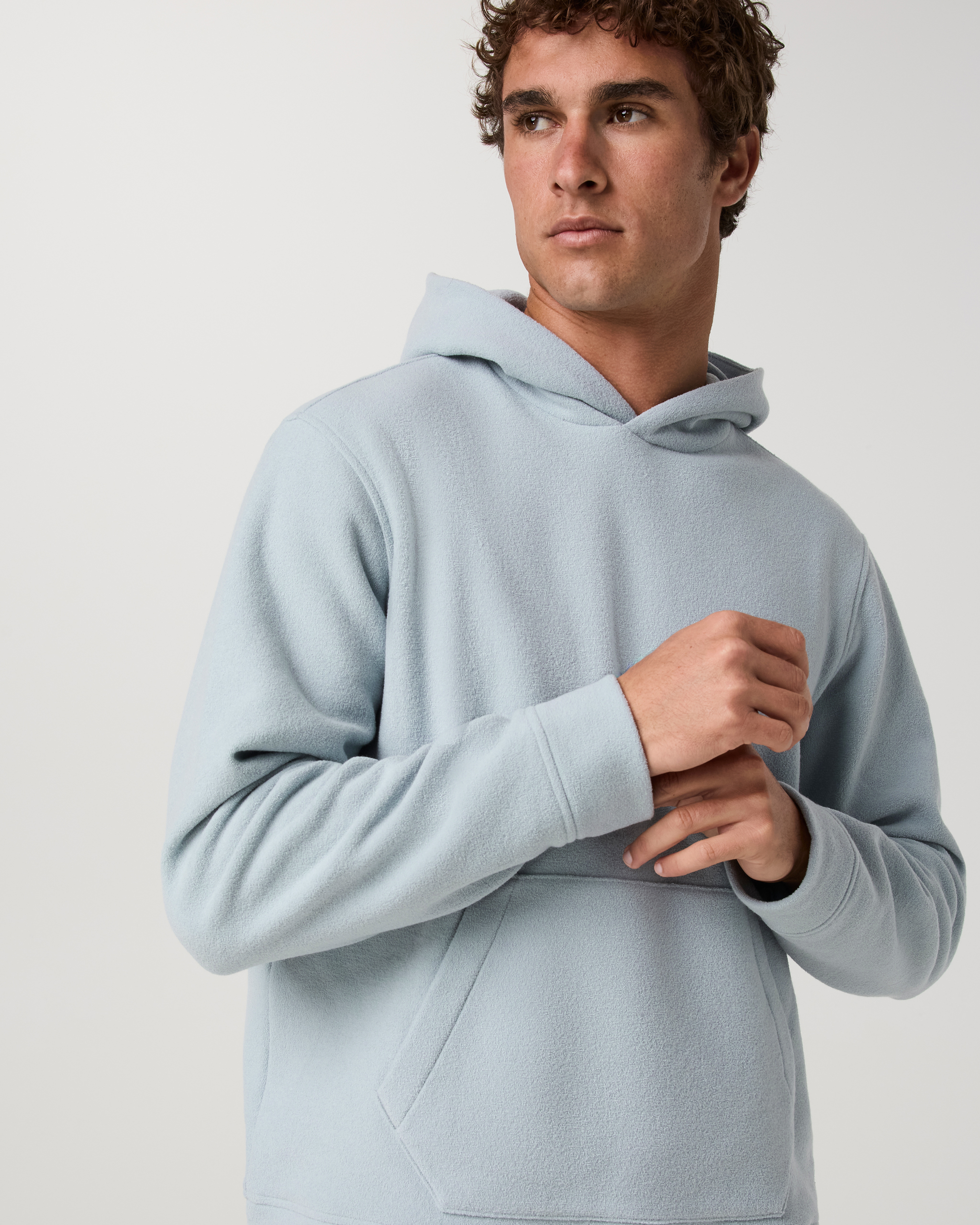 Beach Fleece Pullover Hoodie | Raindrop Heather