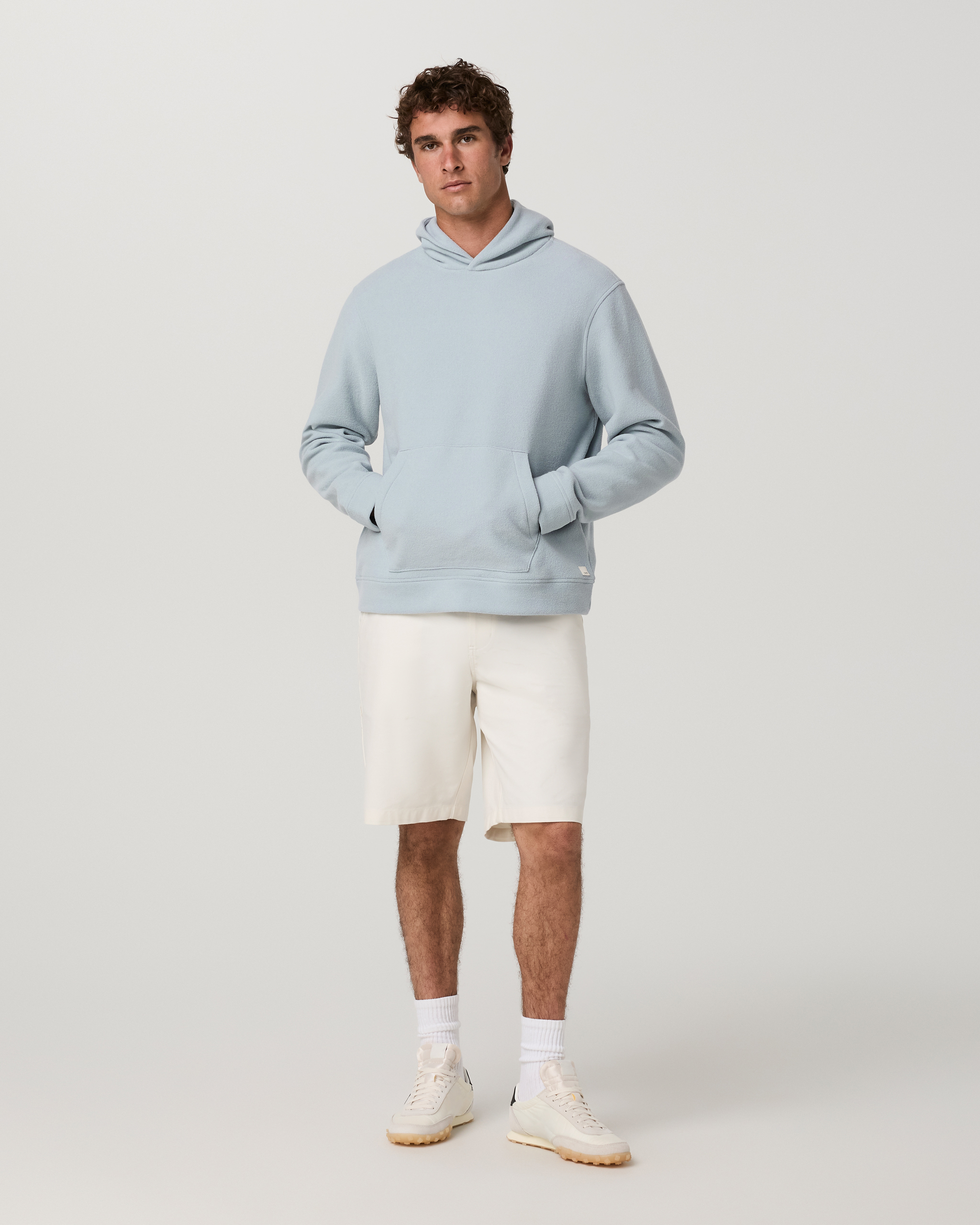 Beach Fleece Pullover Hoodie | Raindrop Heather - Image 3