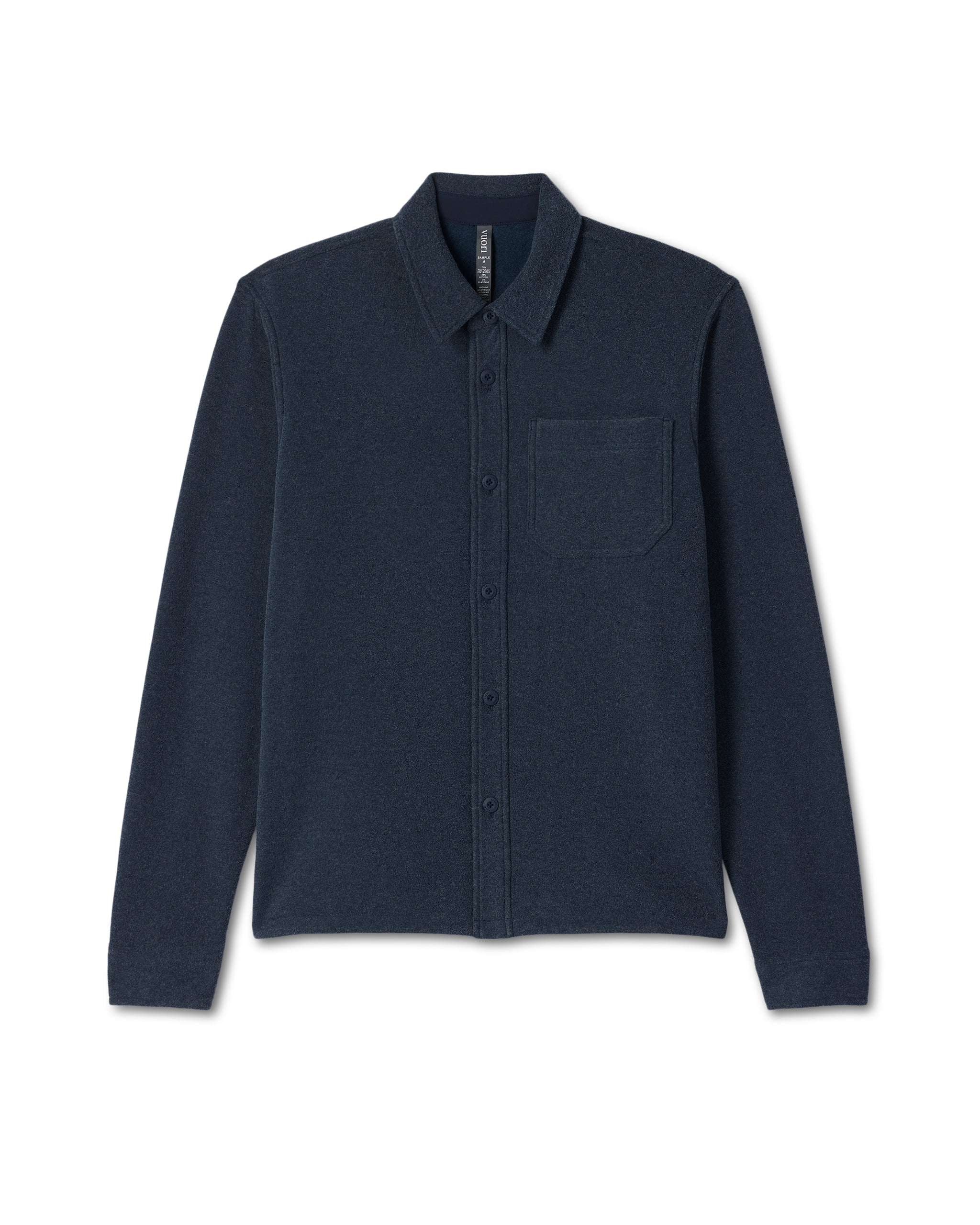 Beach Fleece Shirt Jacket | Ink Heather - Image 6