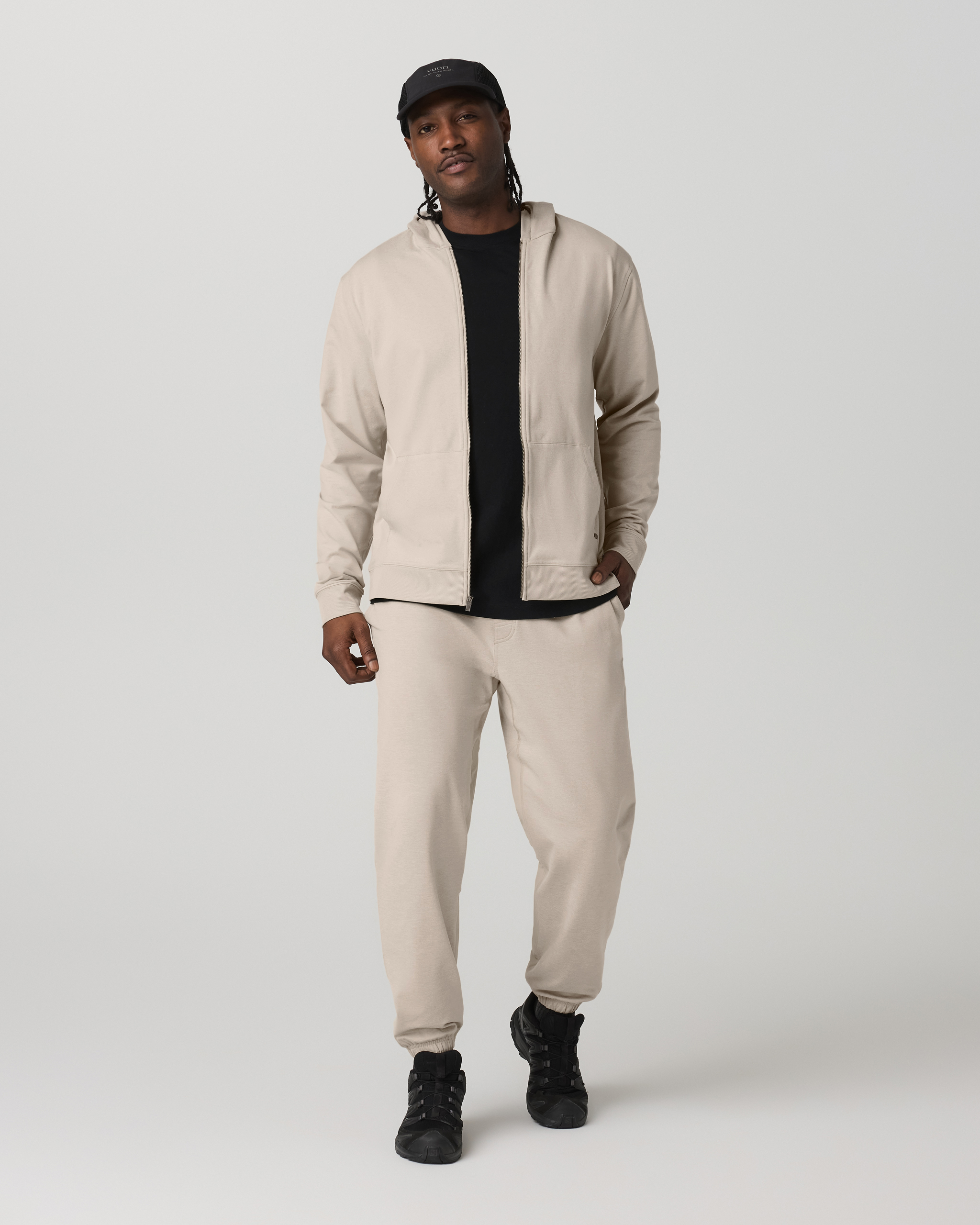 Coronado Full Zip Hoodie 2.0 | Limestone Heather - Image 3
