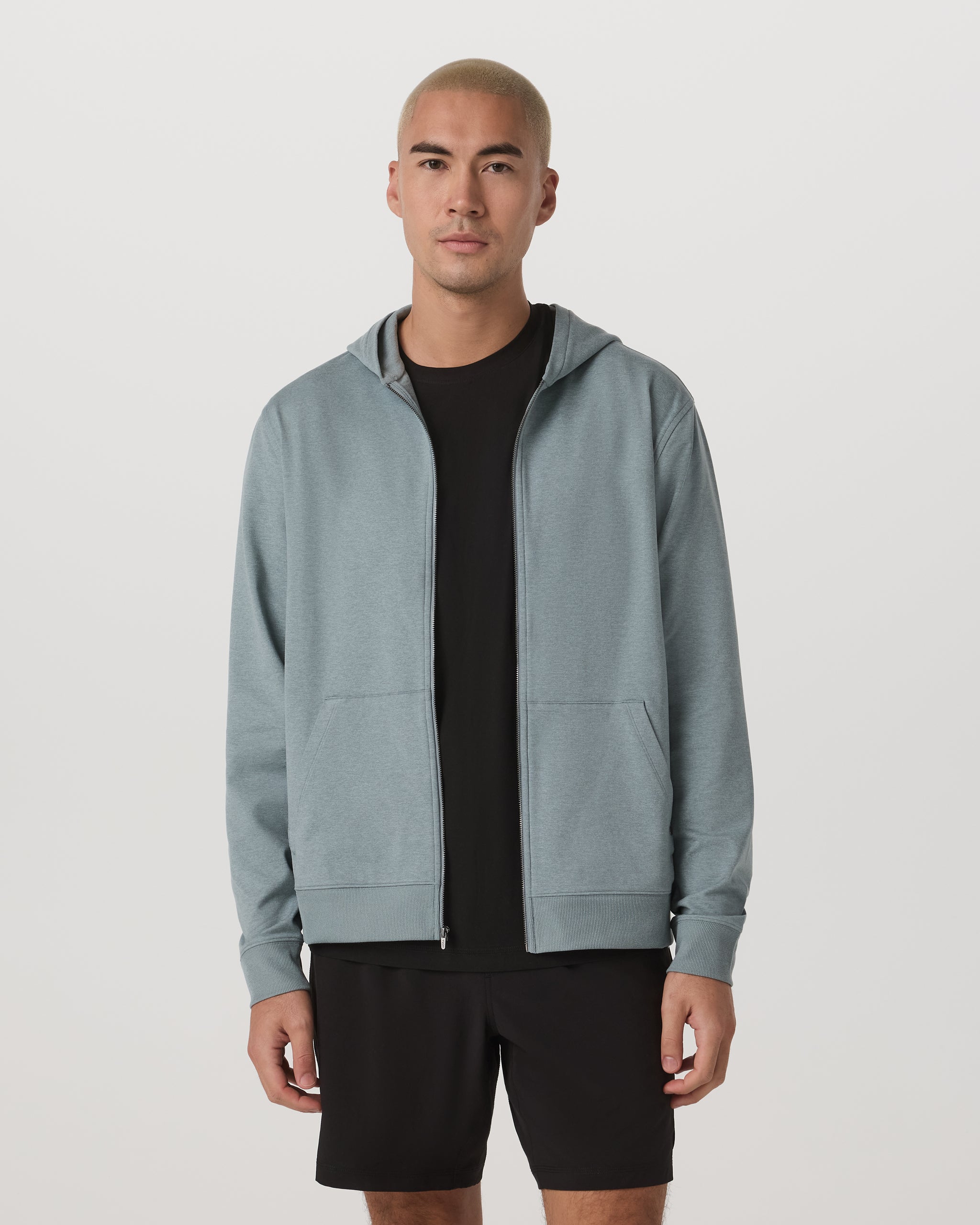 Coronado Full Zip Hoodie 2.0 | Misty Blue Heather - Image 4