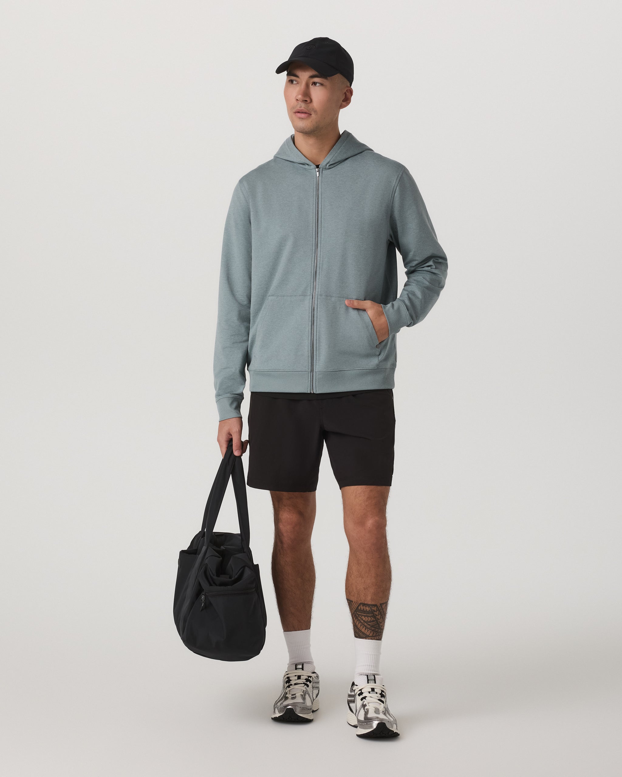 Coronado Full Zip Hoodie 2.0 | Misty Blue Heather - Image 5