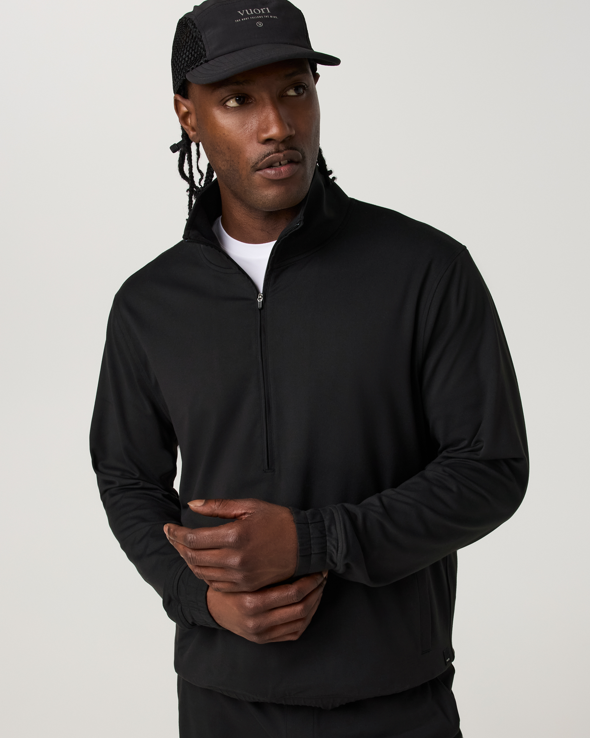 Ponto Re/ACTV Half Zip | Black