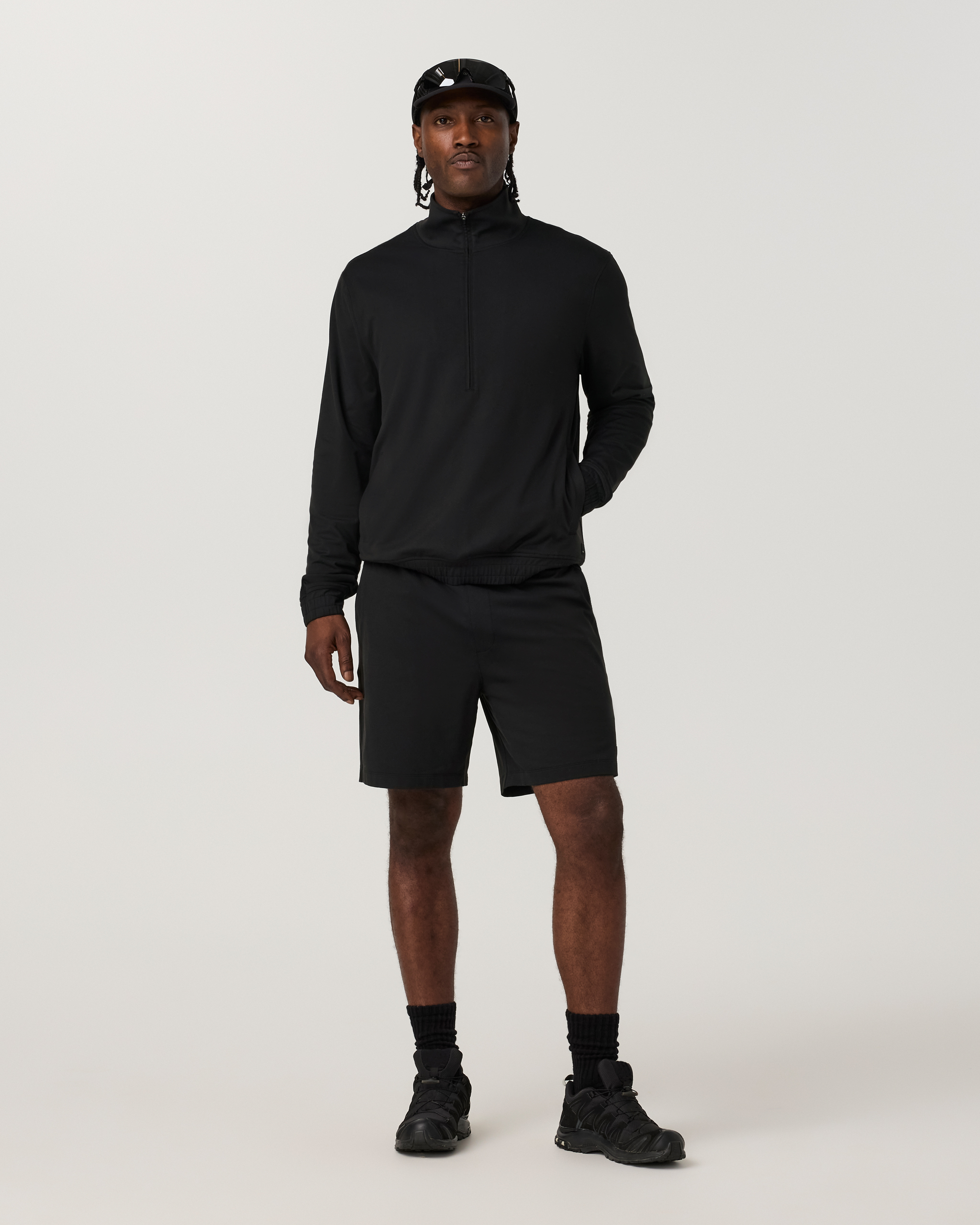 Ponto Re/ACTV Half Zip | Black - Image 4