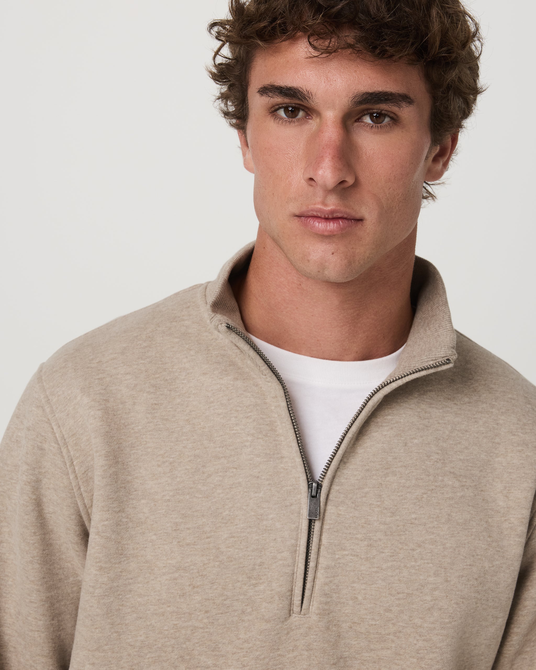 Seaside Half Zip | Acorn Heather - Image 5