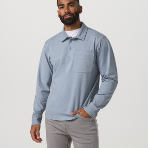 Long Sleeve Coronado Rugby | Blue Dusk Heather