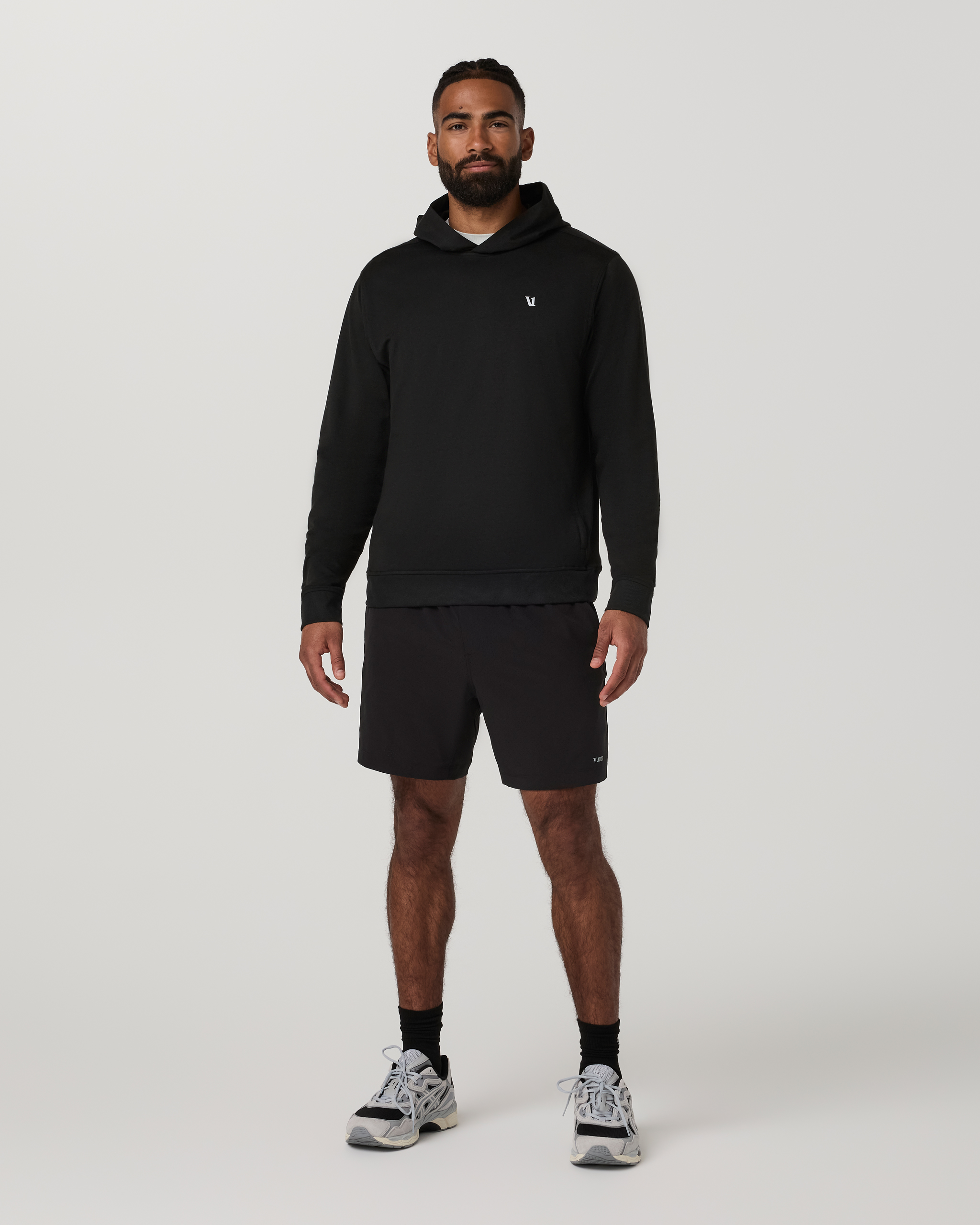 Ponto Pullover Hoodie | Black Heather - Image 5