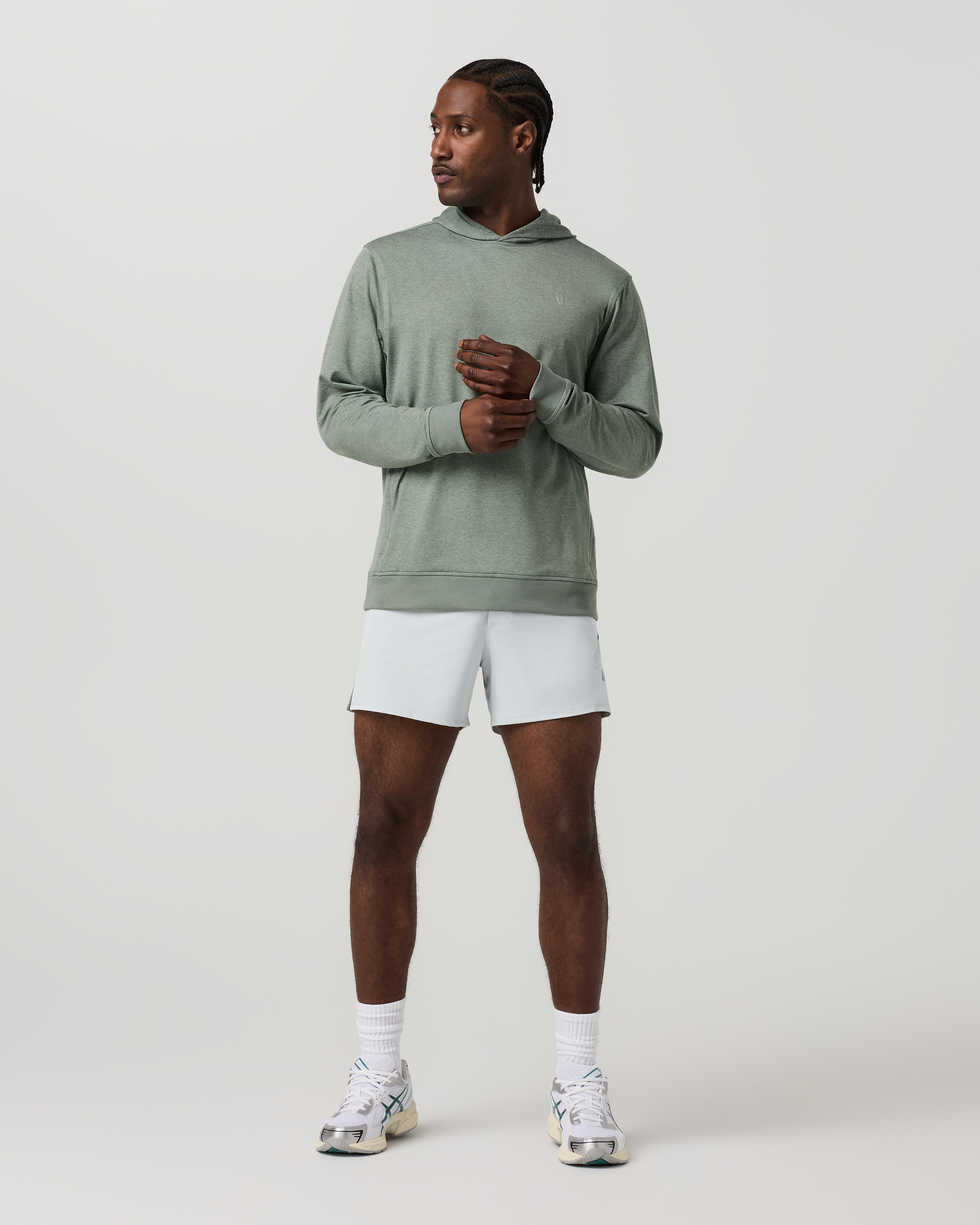 Ponto Pullover Hoodie | Thyme Heather - Image 4