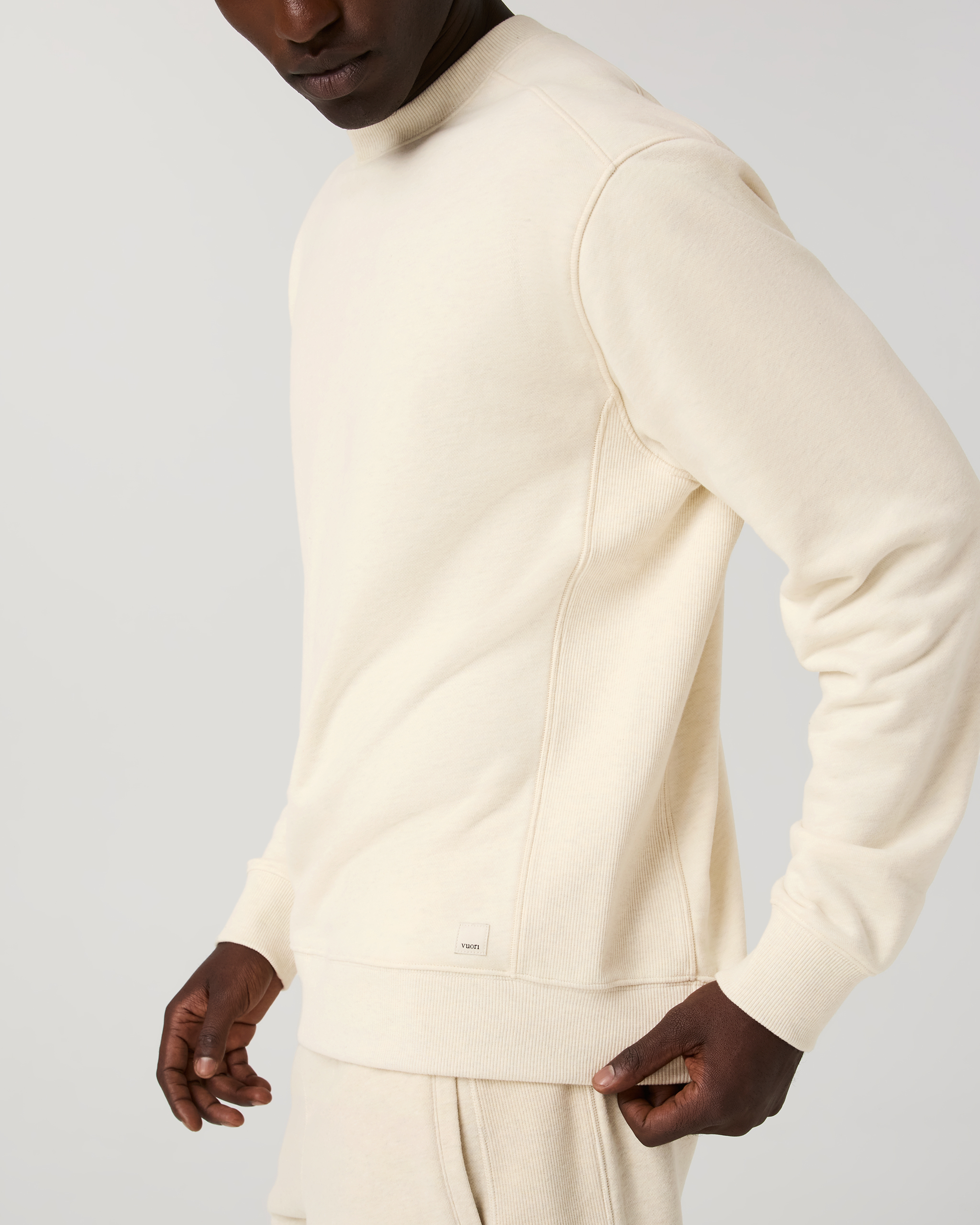Cypress Vintage Crew | Buttermilk Heather - Image 2