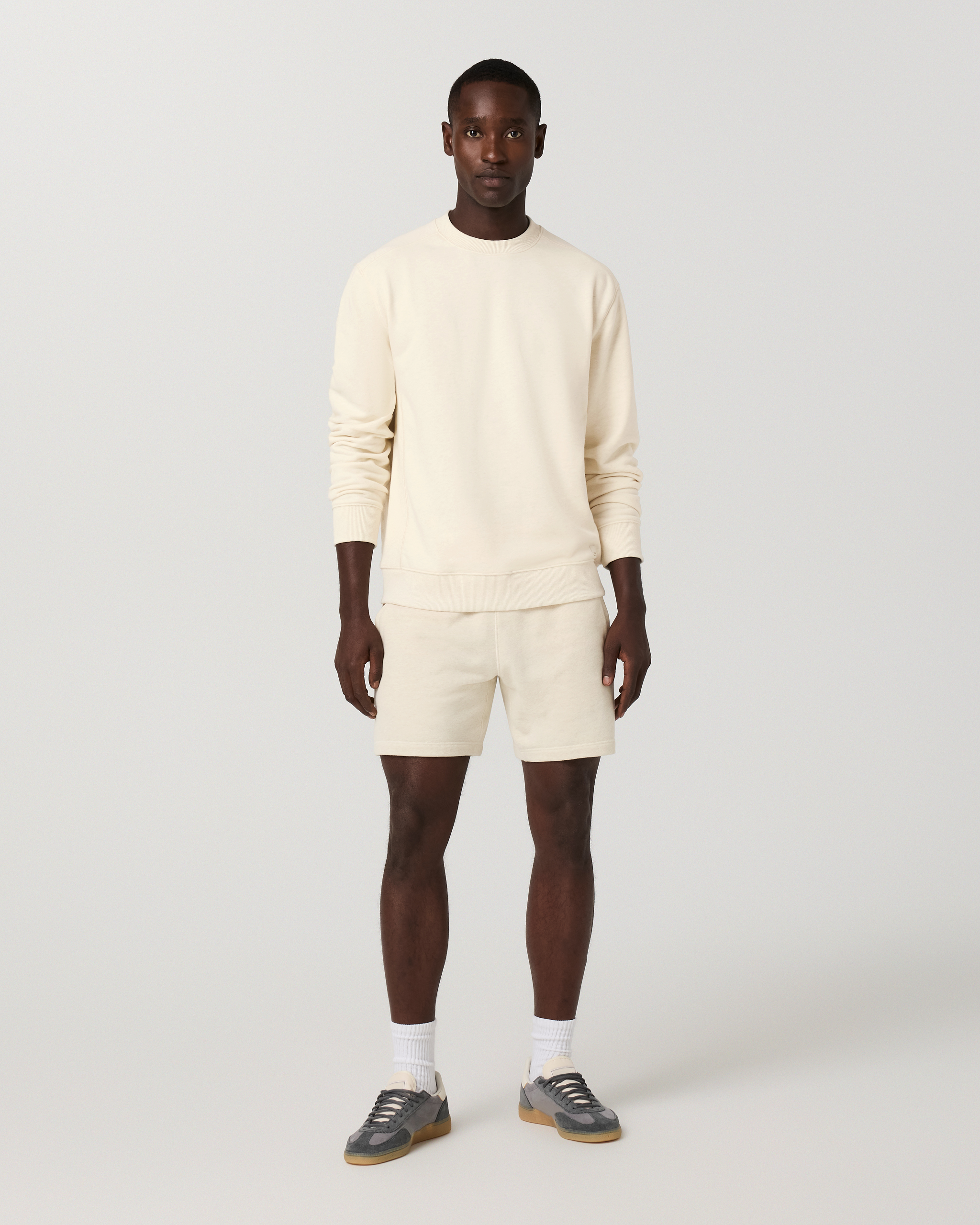 Cypress Vintage Crew | Buttermilk Heather - Image 3