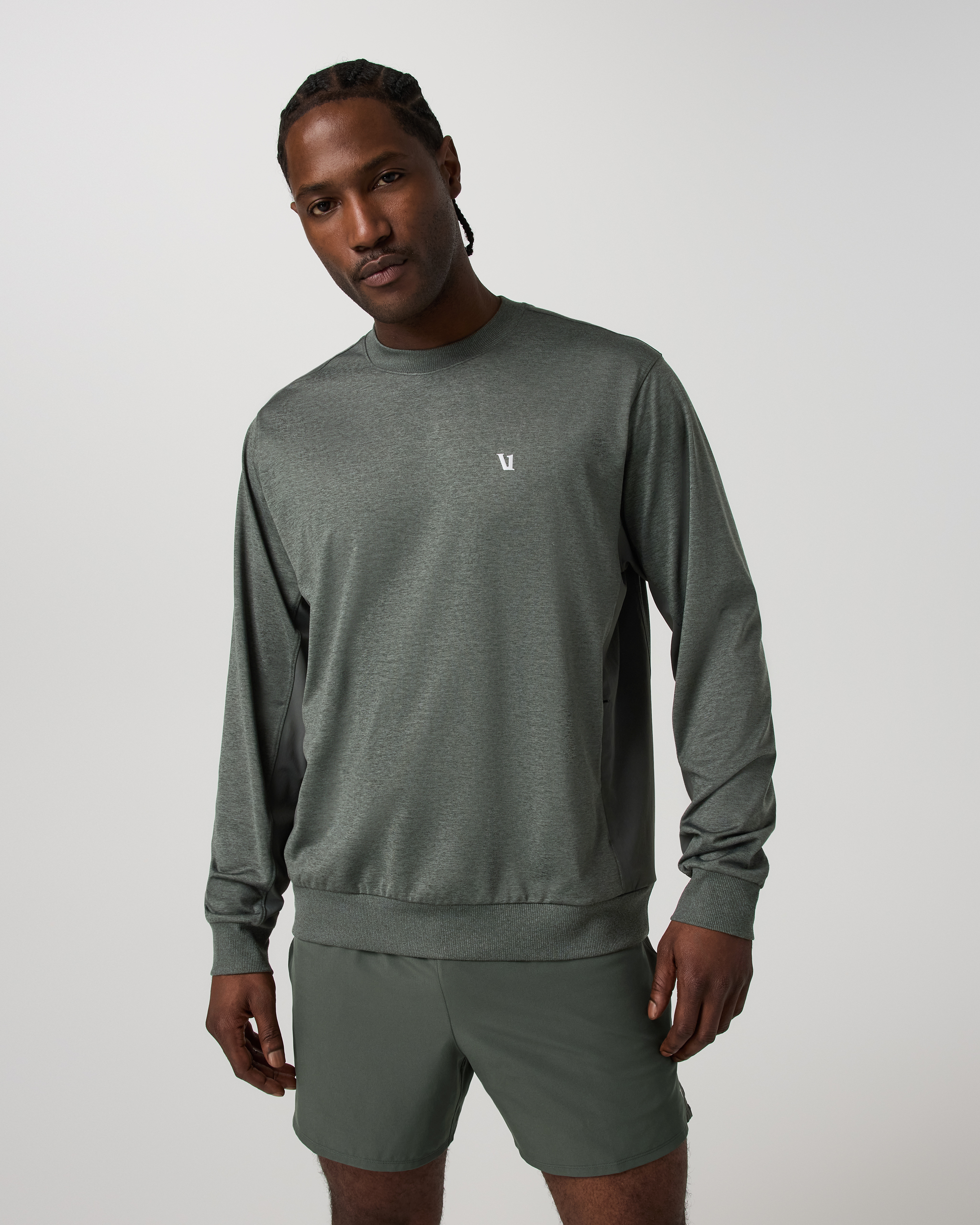 Sunday Crew | River Rock Heather