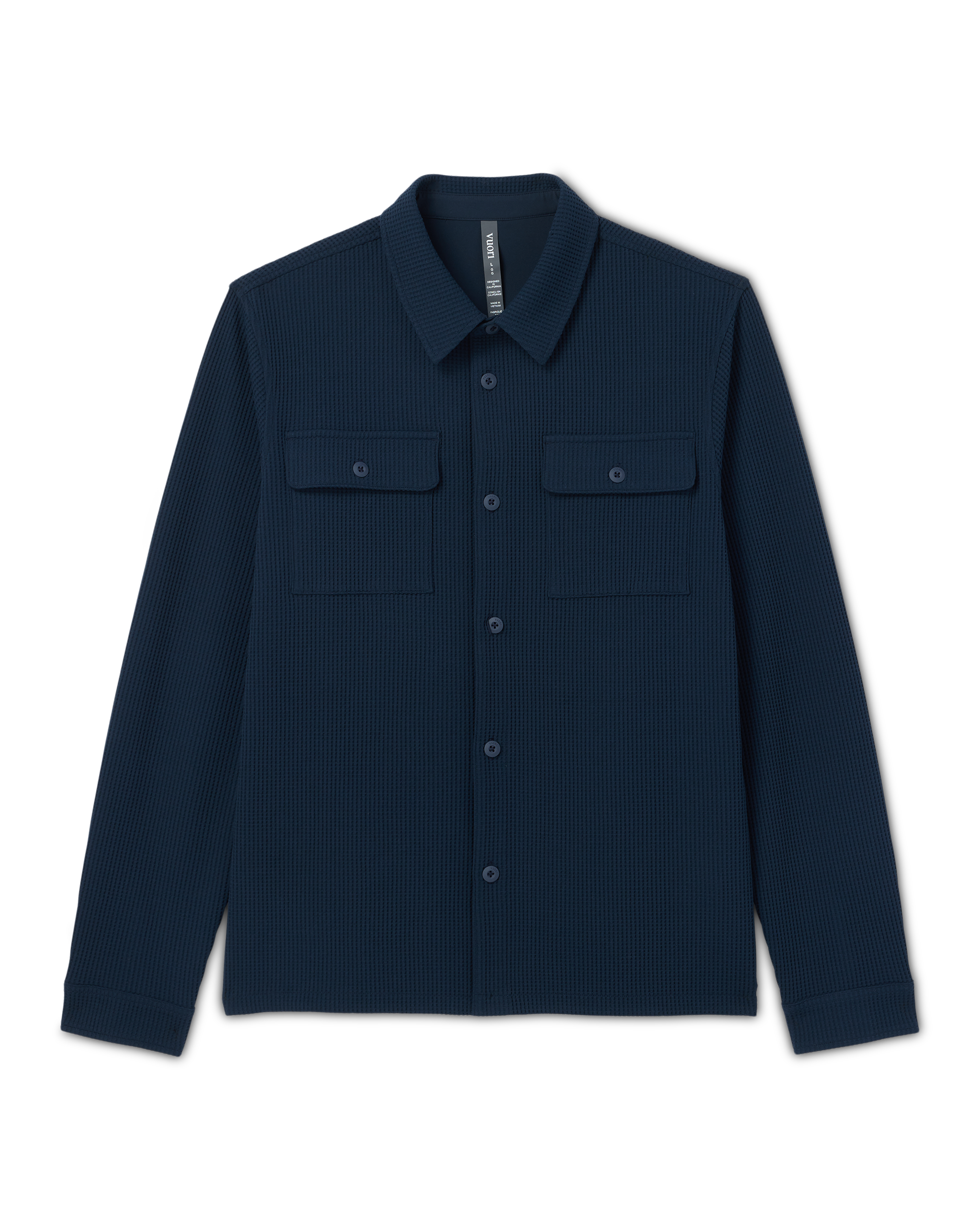 Tech Waffle Shirt Jacket | Ink - Image 6