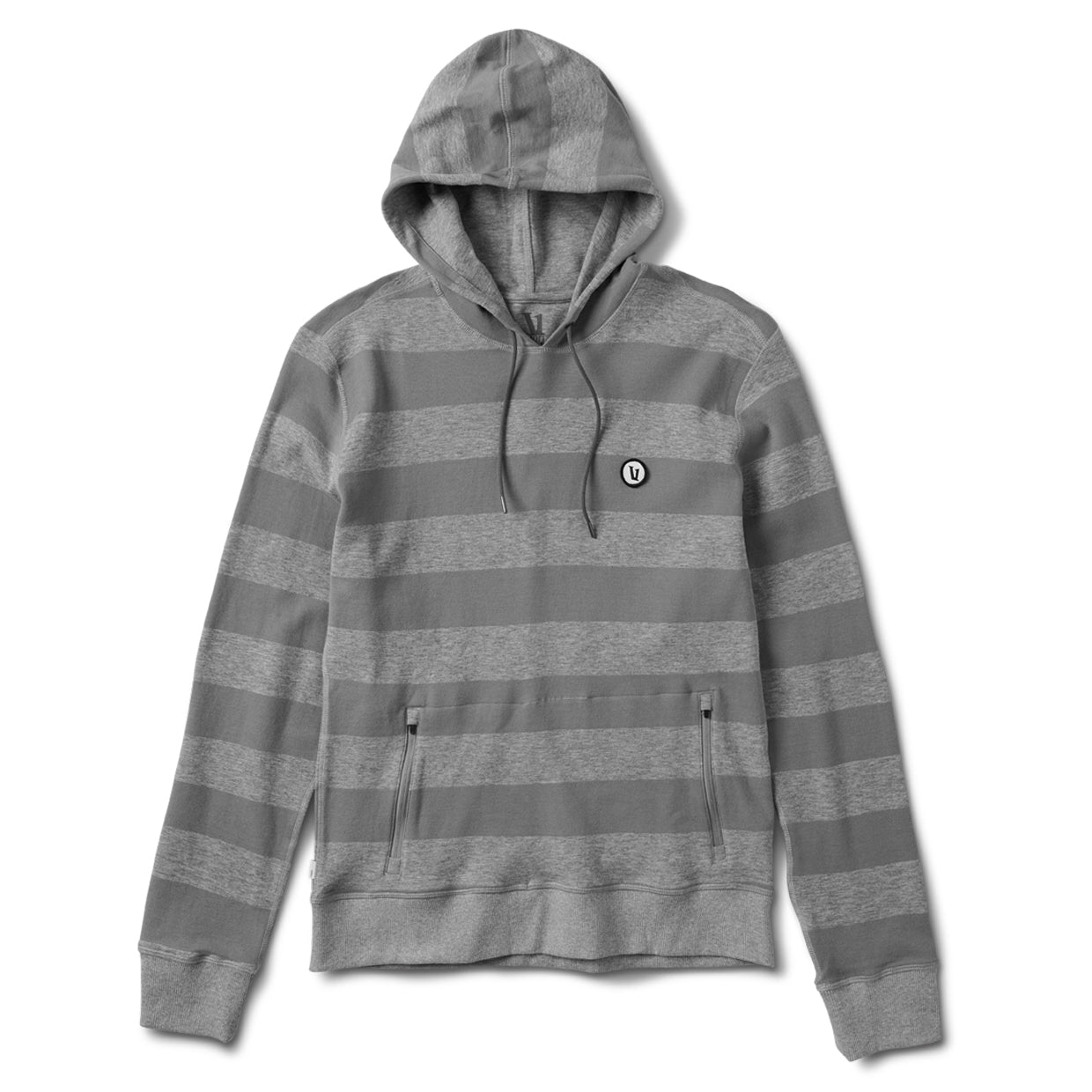 Clark Hoodie | Heather Grey Stripe - Image 3