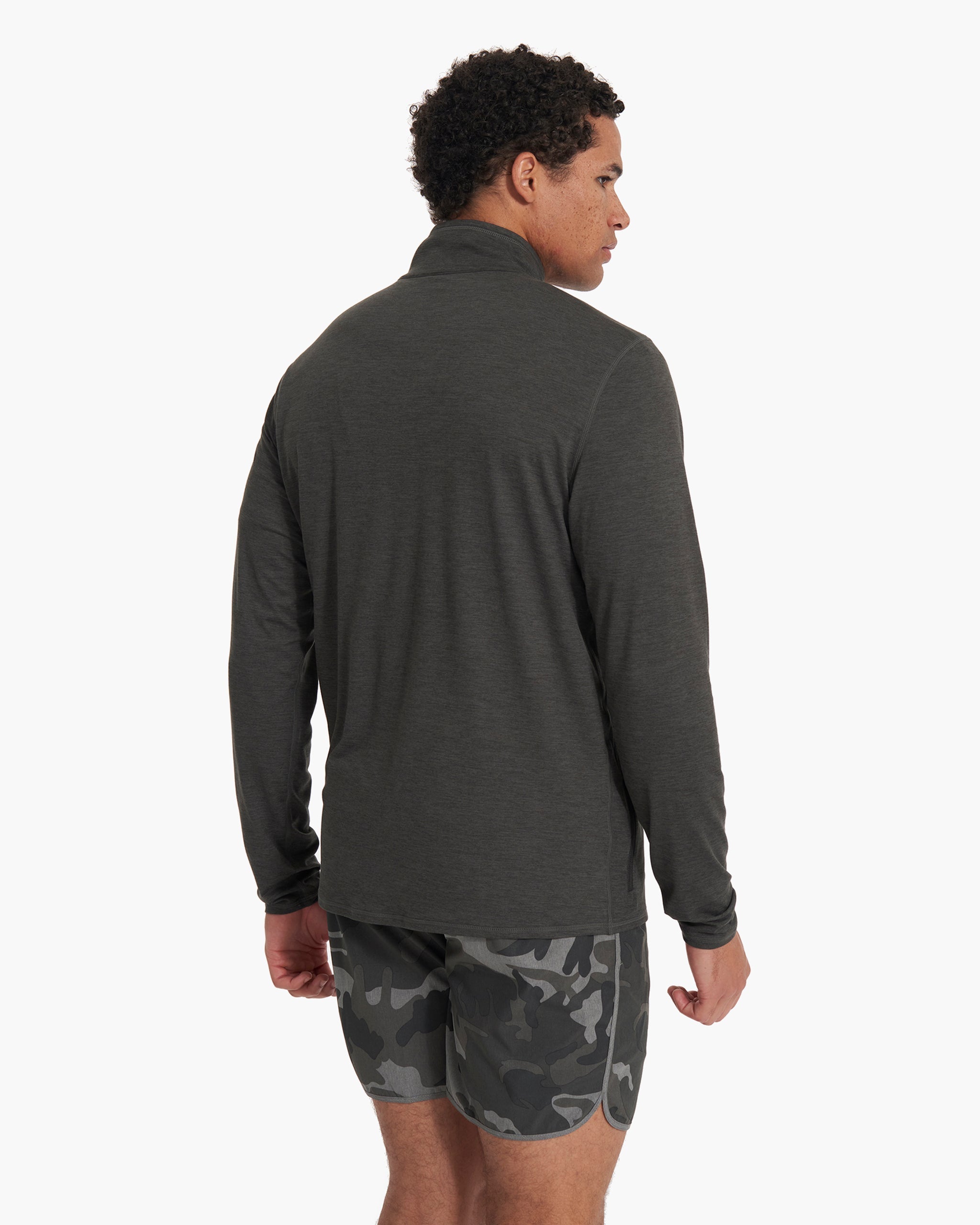 Ease Performance Half Zip | Charcoal Heather - Image 3