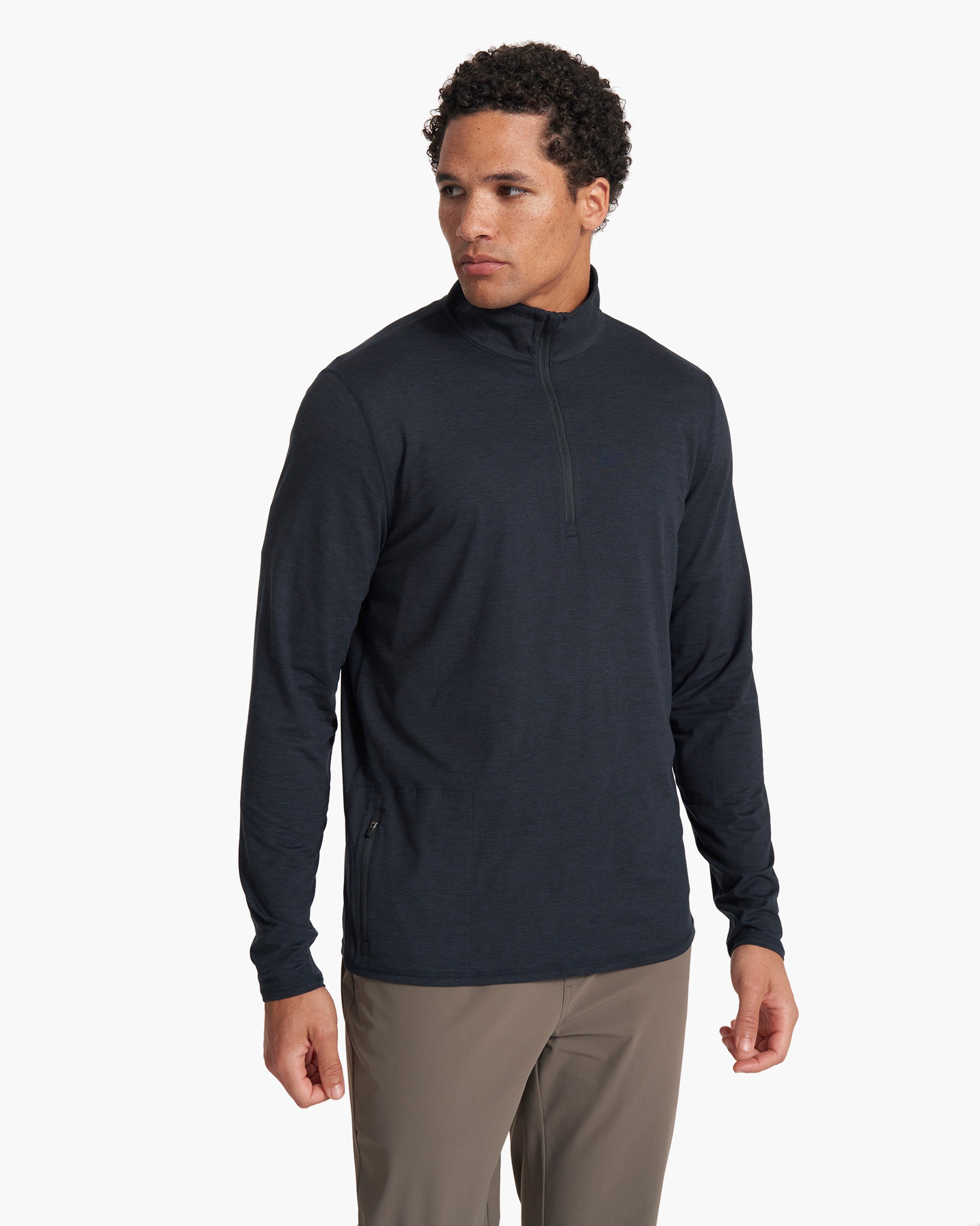 Ease Performance Half Zip | Ink Heather - Image 2