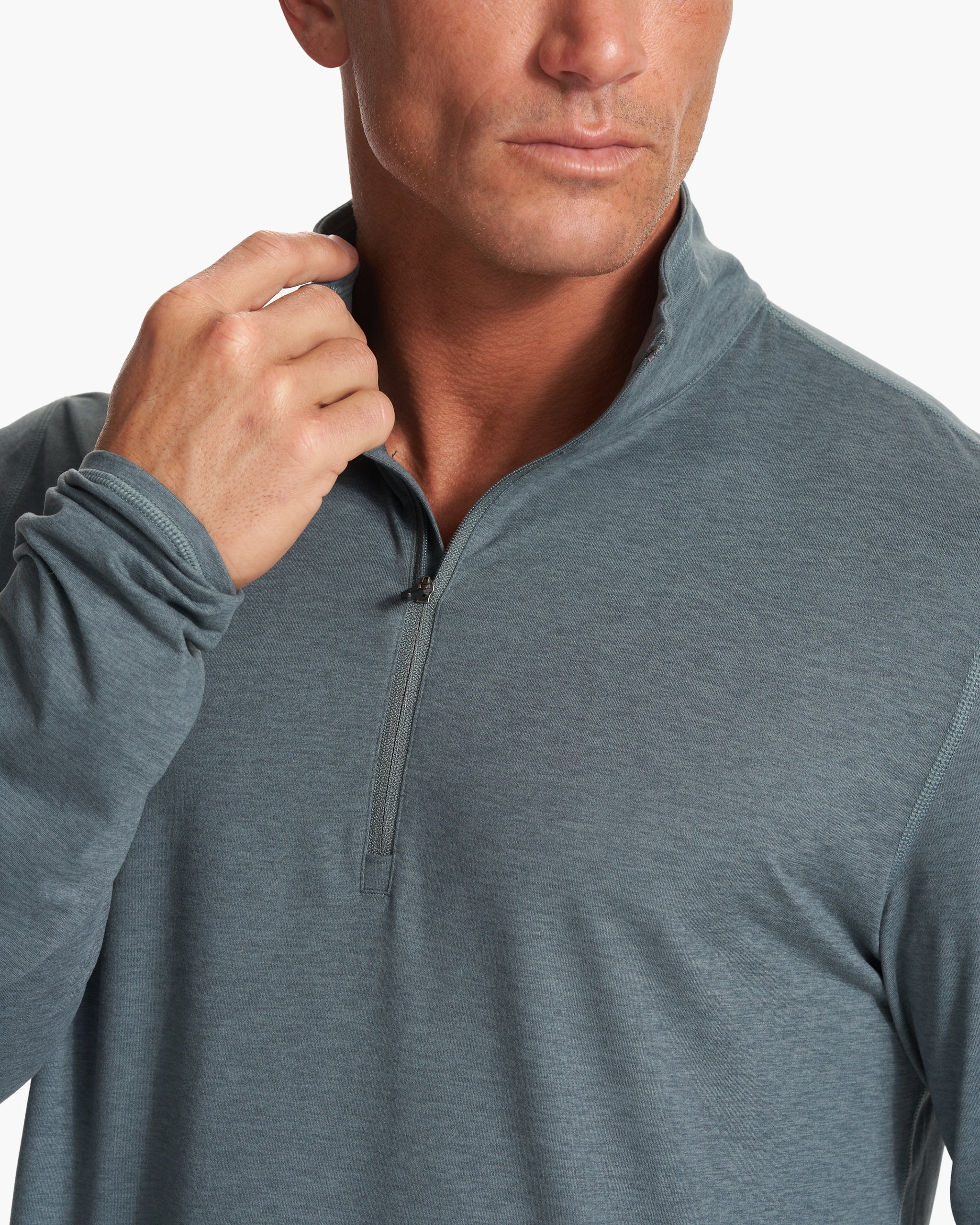 Ease Performance Half Zip | Lake Heather - Image 2