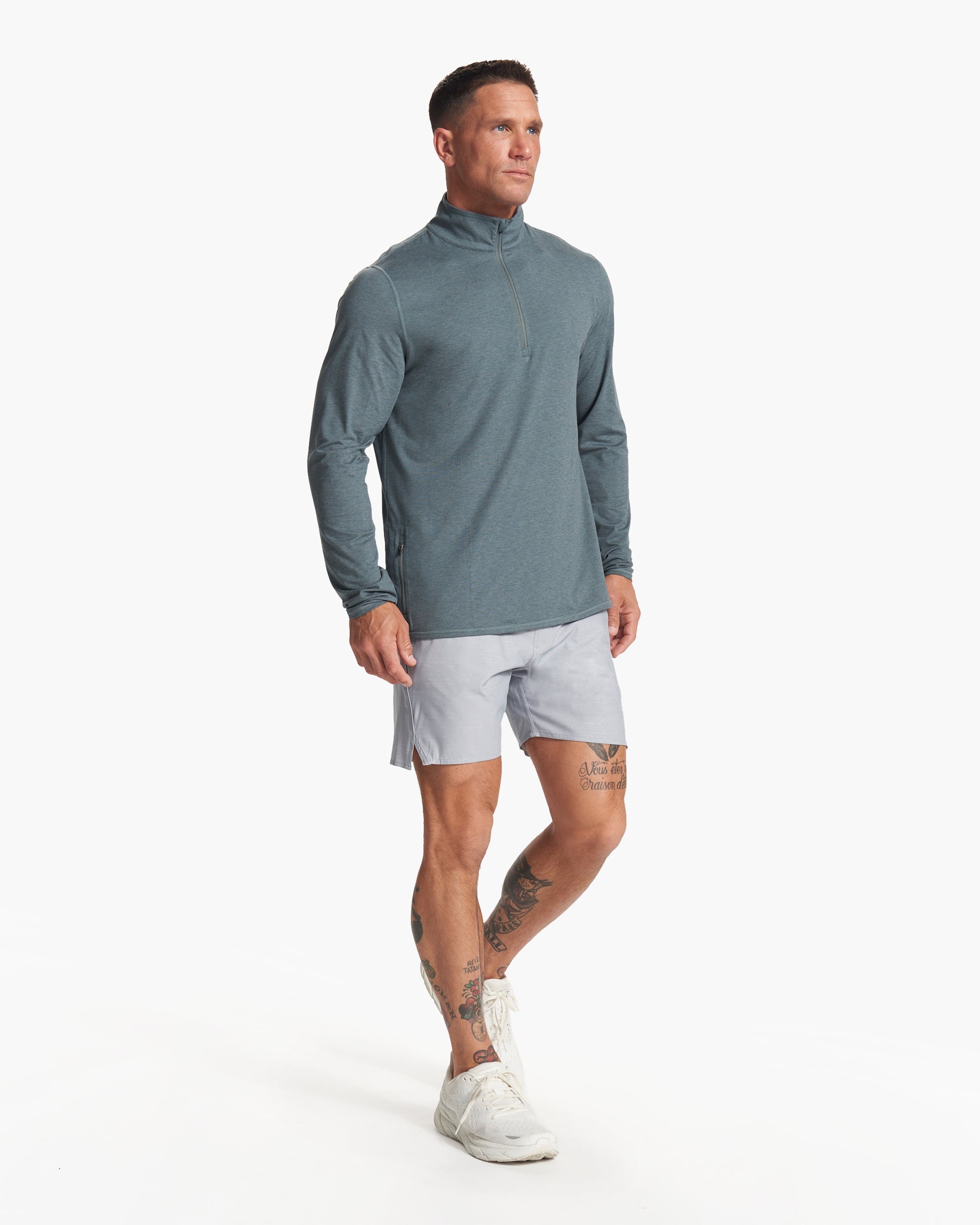 Ease Performance Half Zip | Lake Heather - Image 4