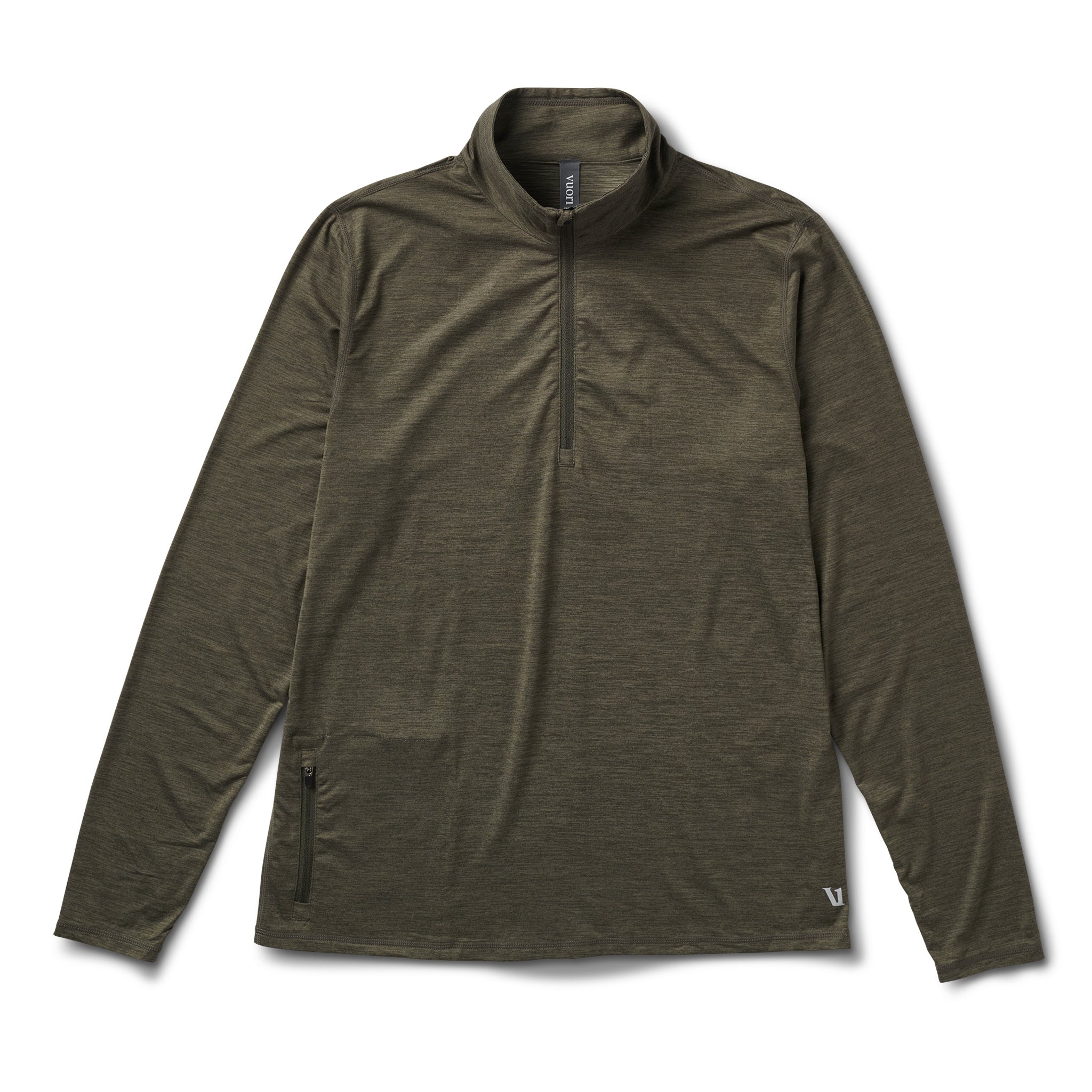 Ease Performance Half Zip | Oregano Heather - Image 5