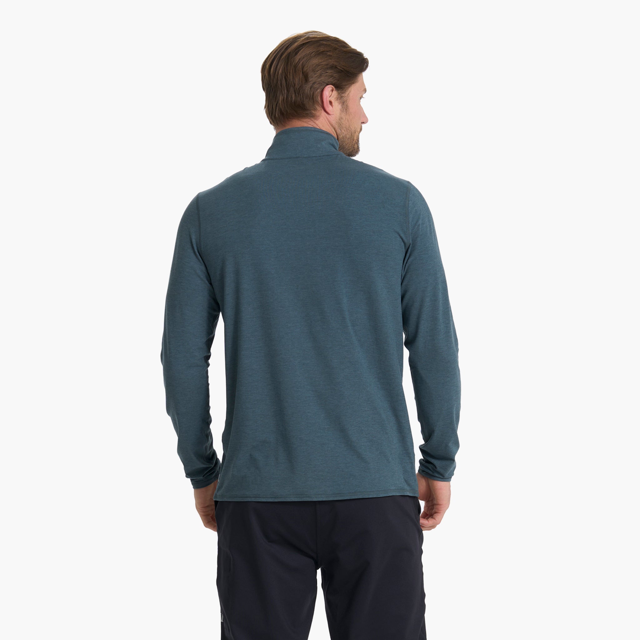 Ease Performance Half Zip | Stone Heather - Image 2