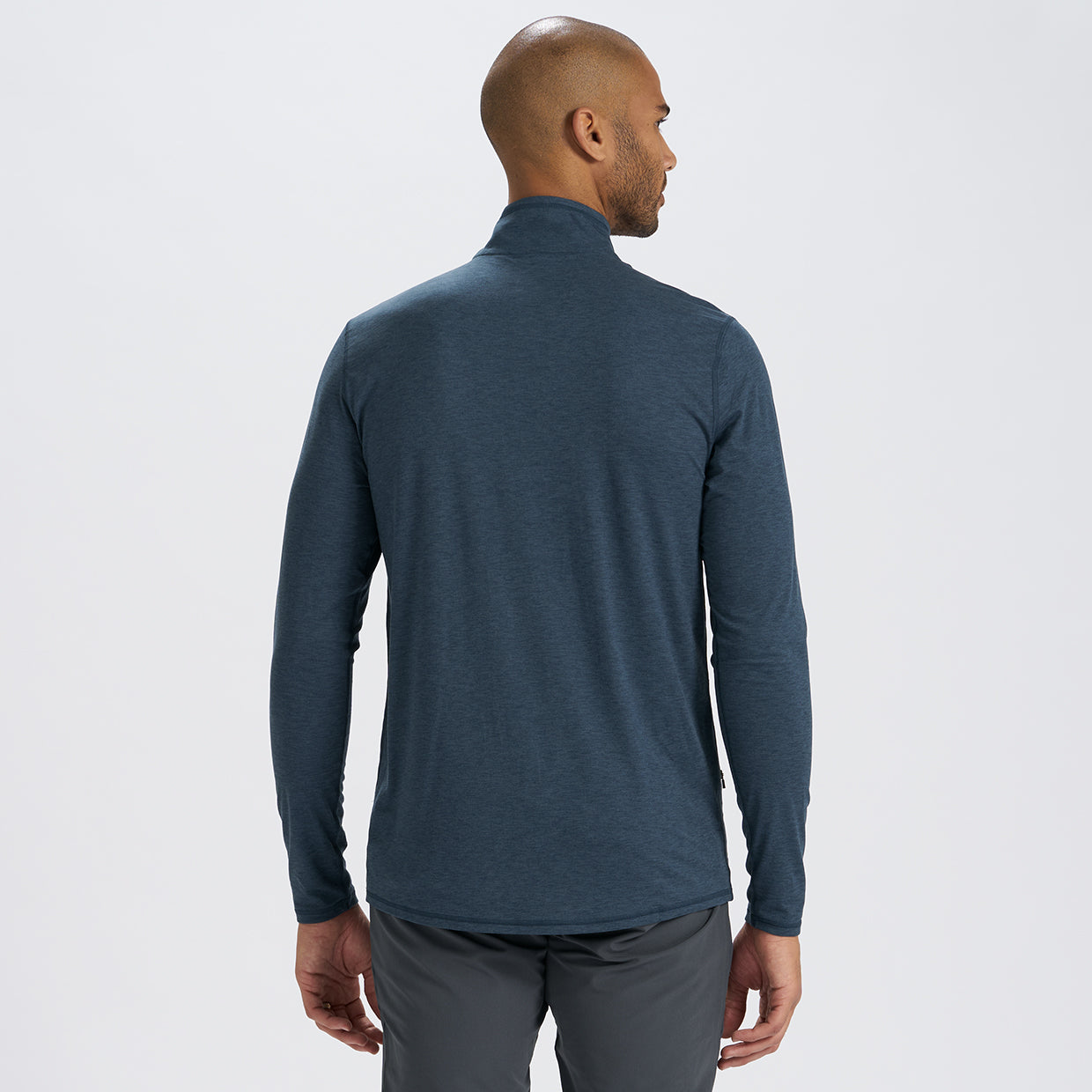 Ease Performance Half Zip | Indigo Heather - Image 3