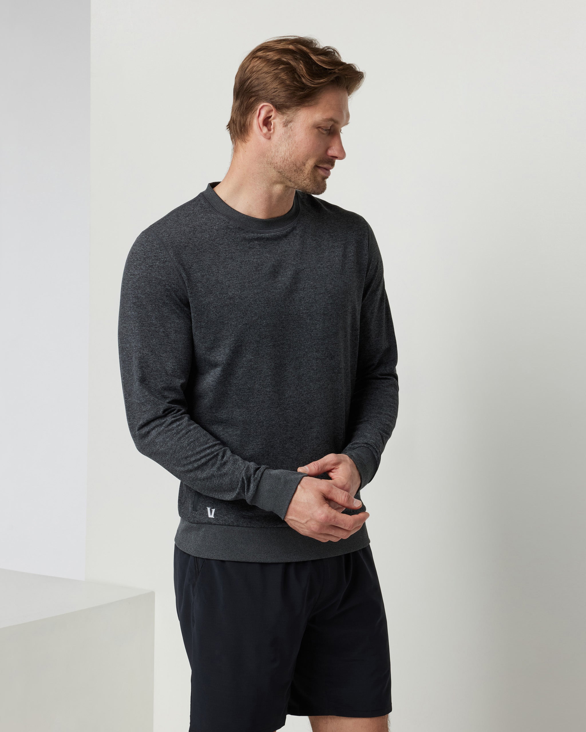 Ponto Performance Crew | Charcoal Heather