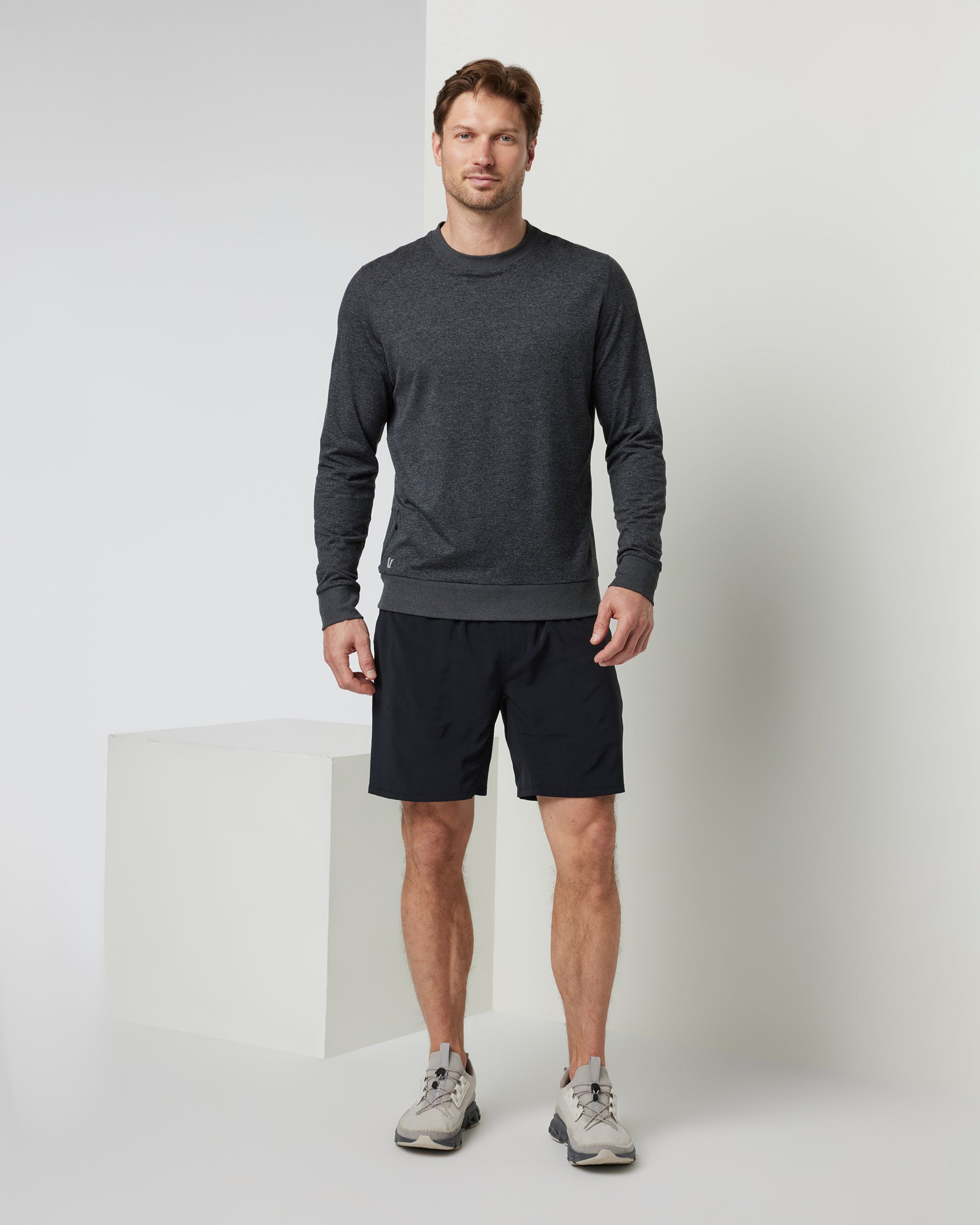 Ponto Performance Crew | Charcoal Heather - Image 3