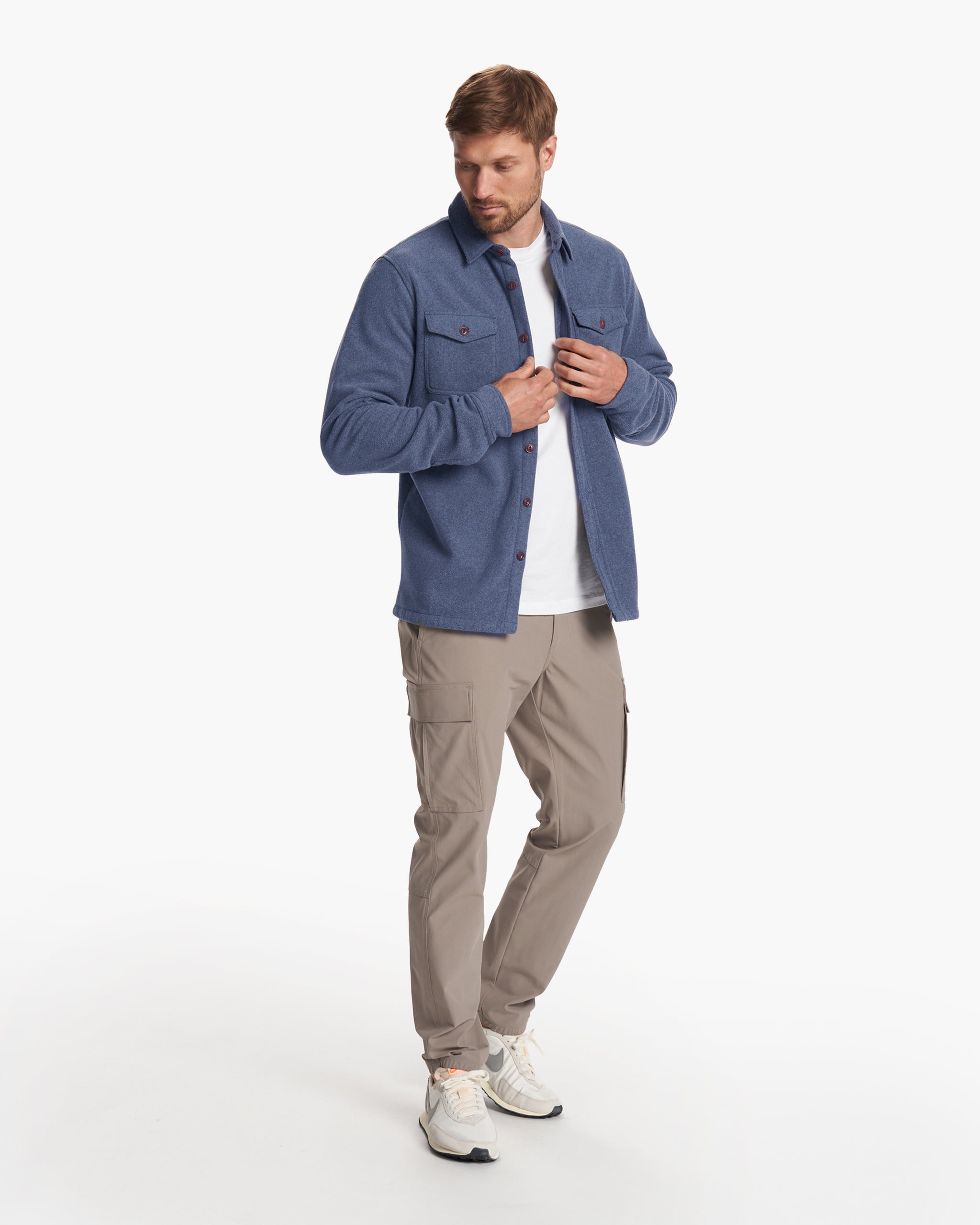 Aspen Shirt Jacket | Azure Heather - Image 4