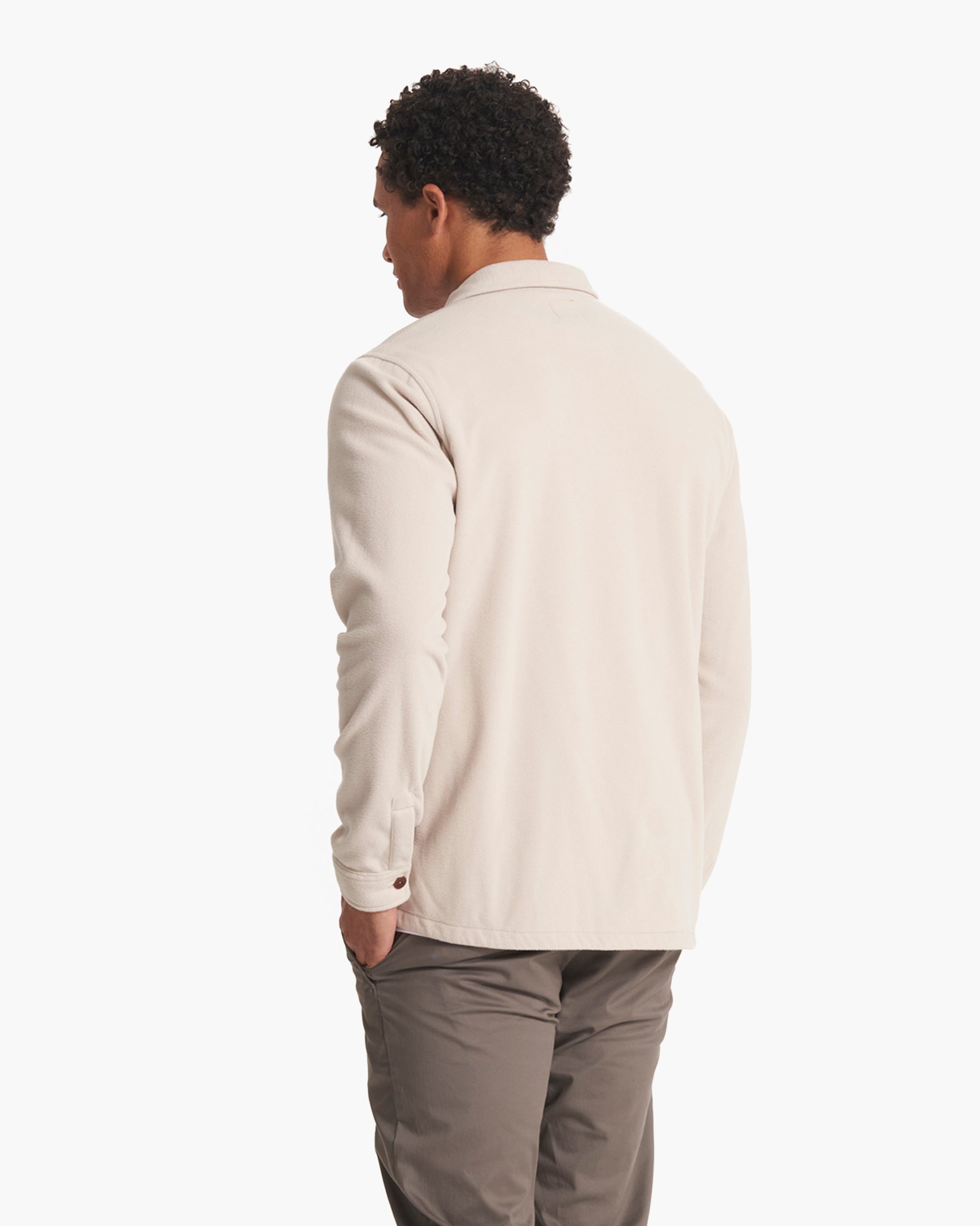 Aspen Shirt Jacket | Oyster Heather - Image 3