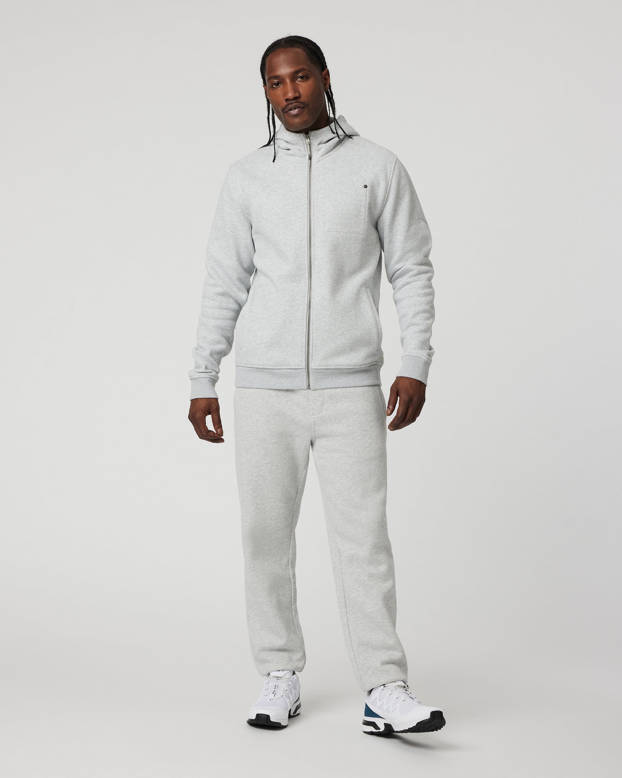 Seaside Hoodie | Light Heather Grey - Image 4
