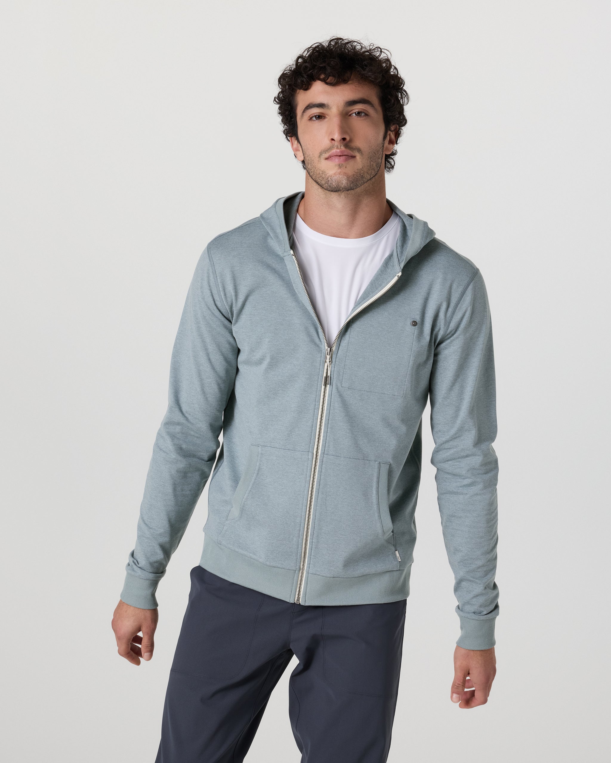Coronado Hoodie | Dusty Blue Heather - Image 5