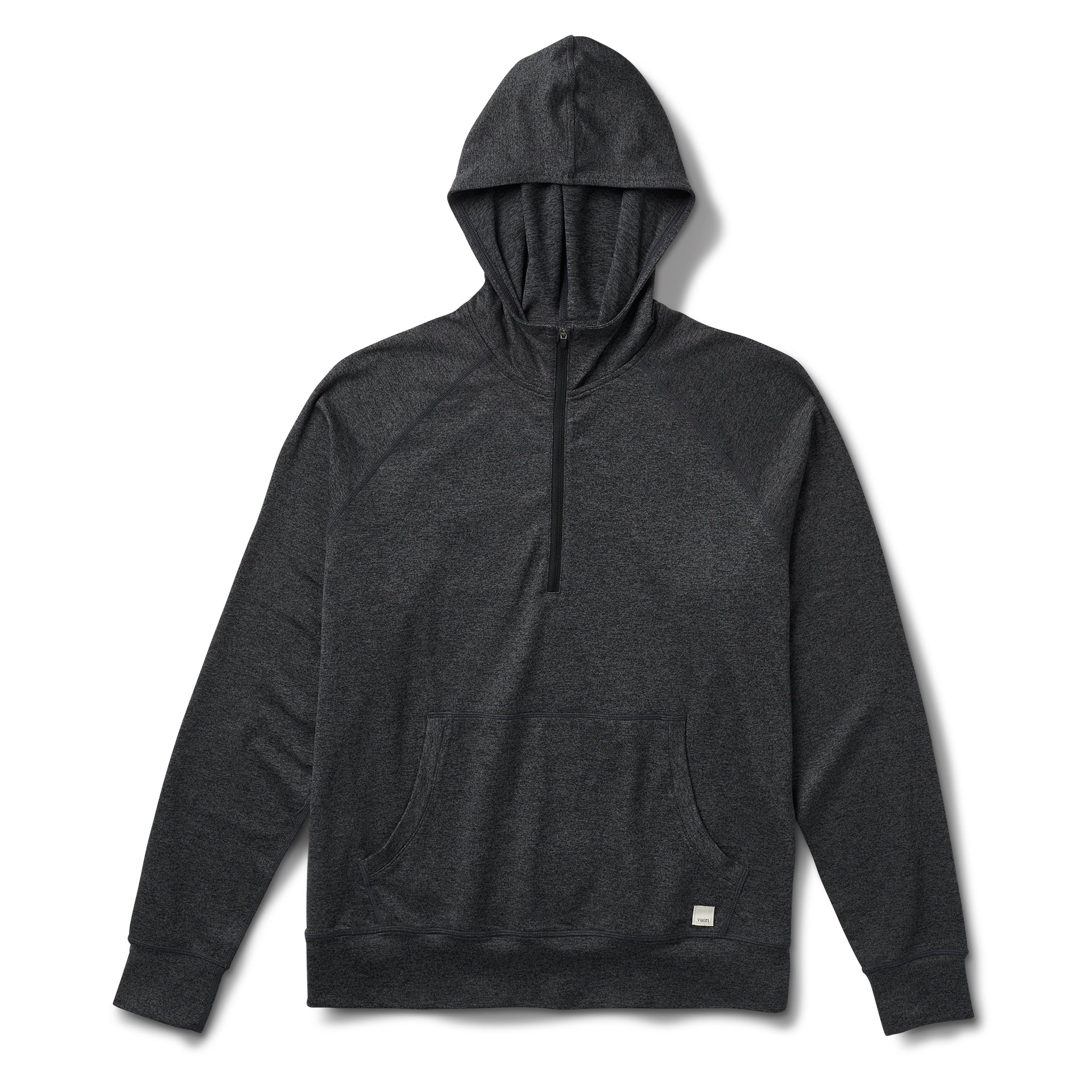 Ponto Performance Half Zip Hoodie | Charcoal Heather - Image 5