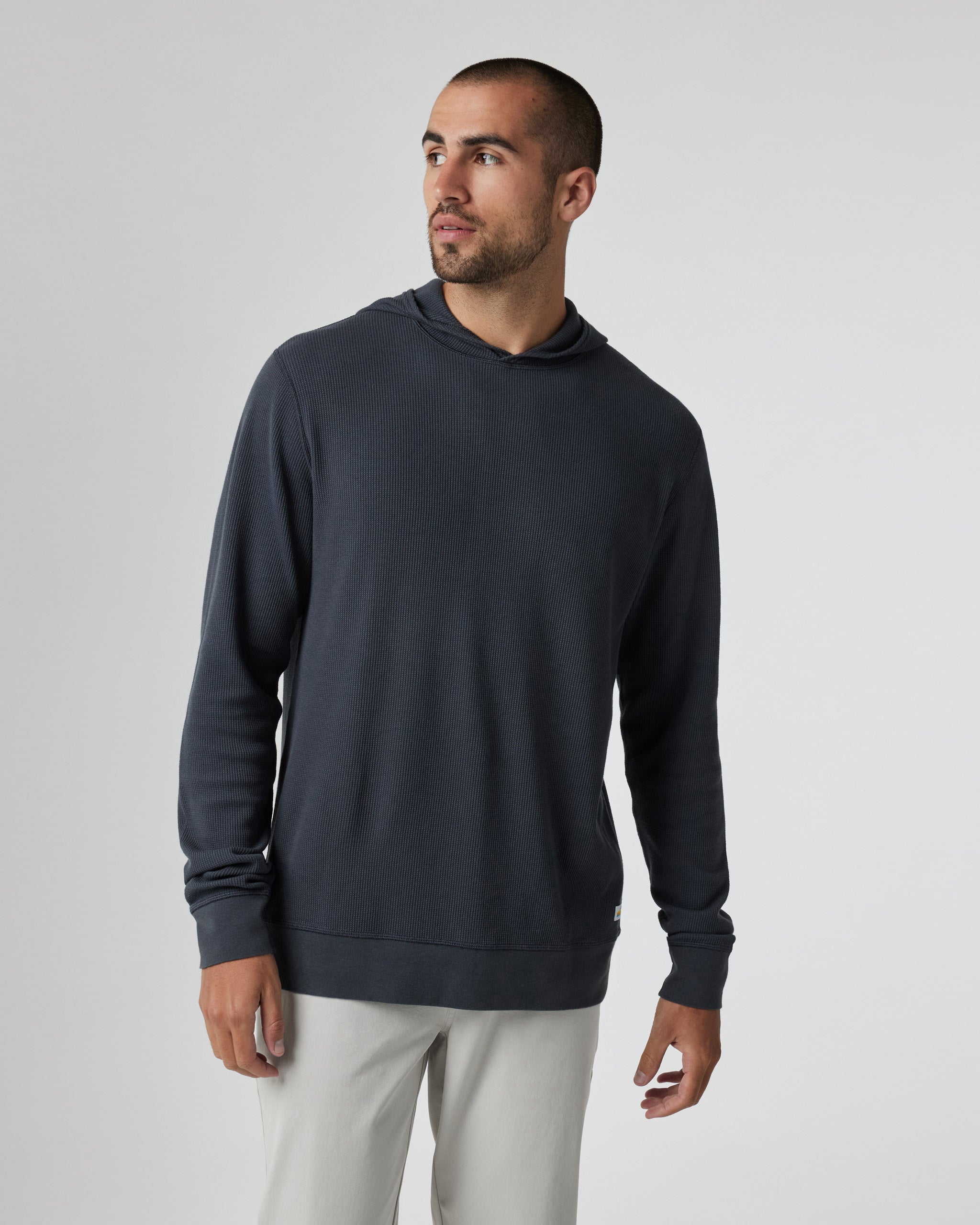 Waffle Hoodie | Navy - Image 2