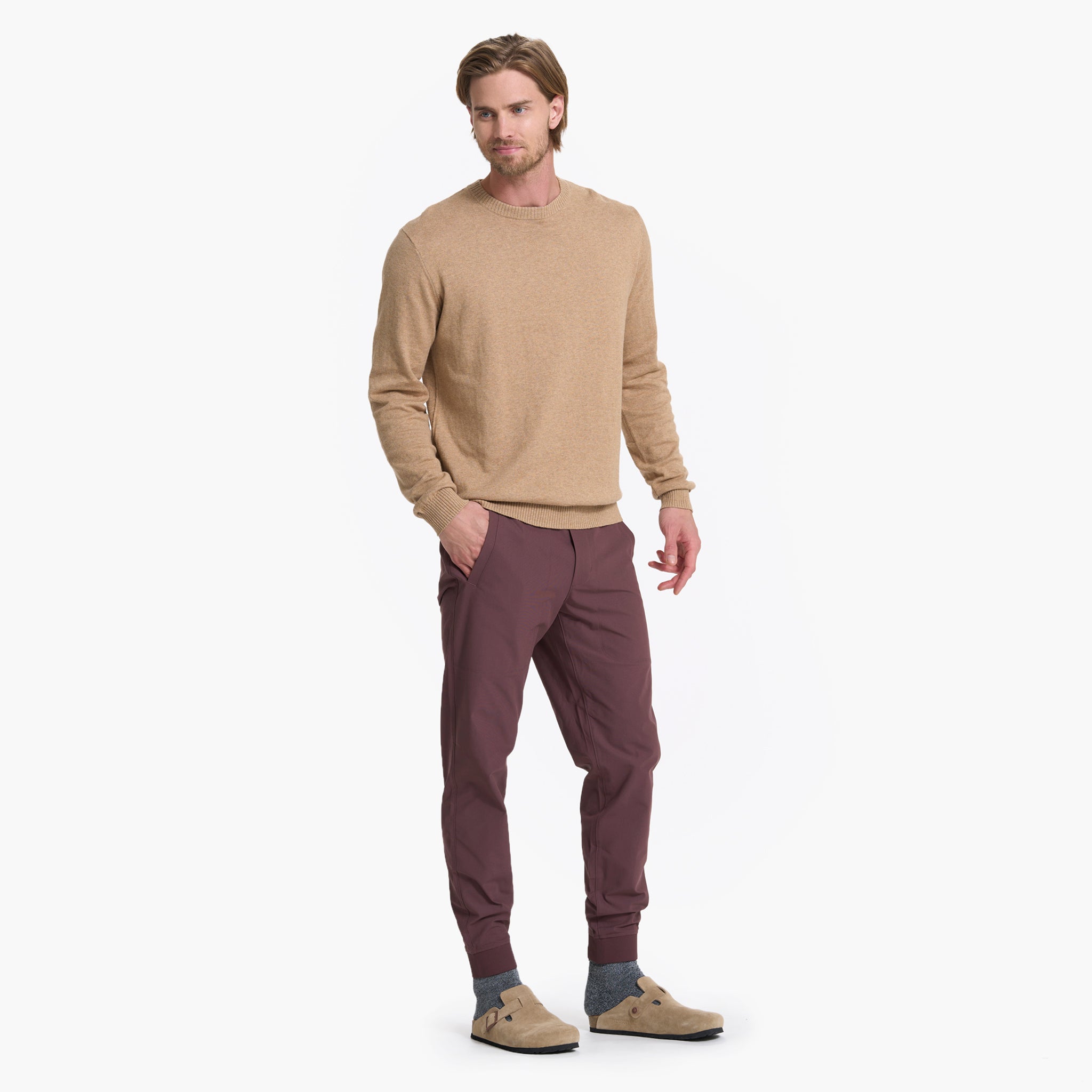 Fluent Sweater | Camel Heather - Image 4
