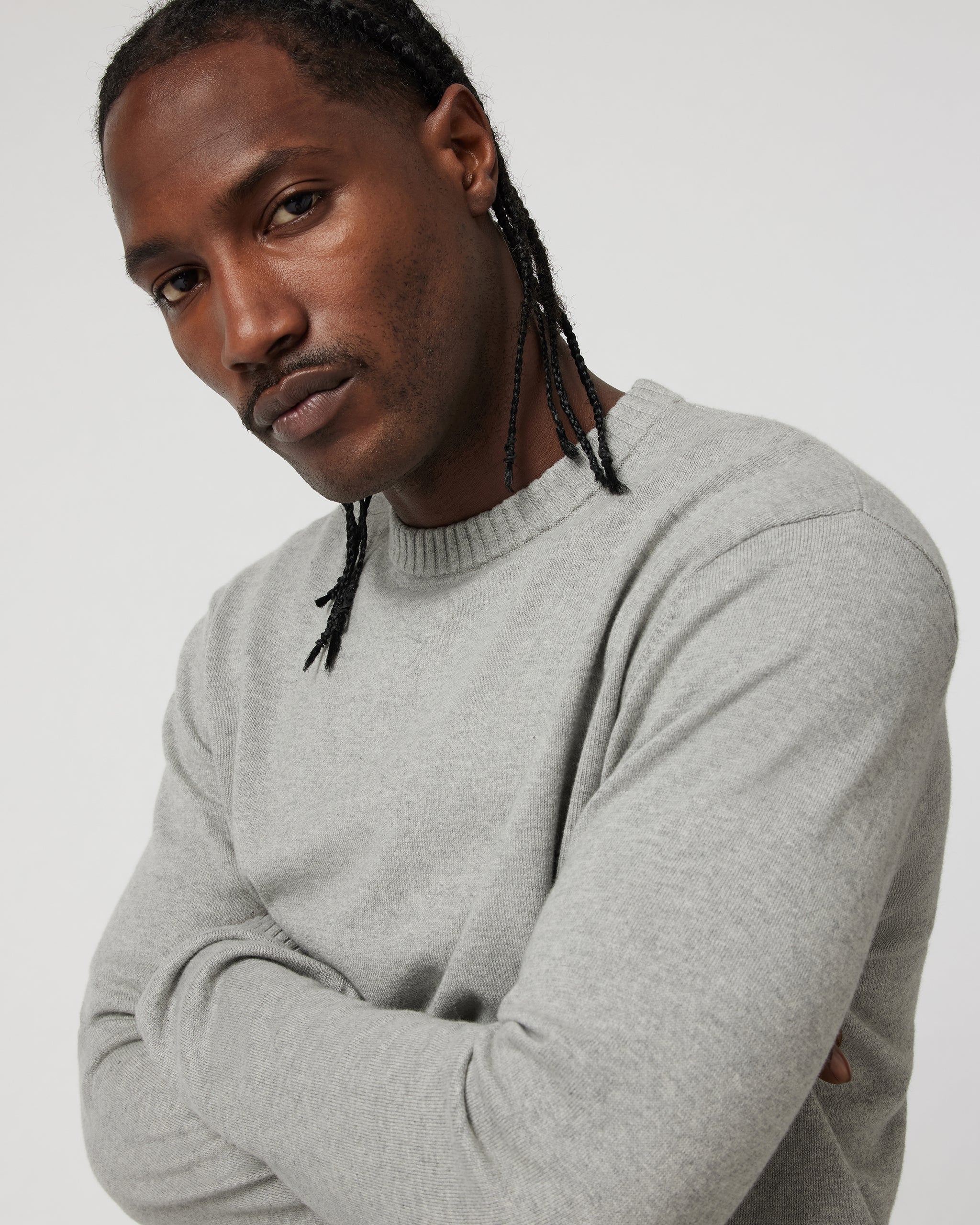 Fluent Sweater | Light Heather Grey - Image 4