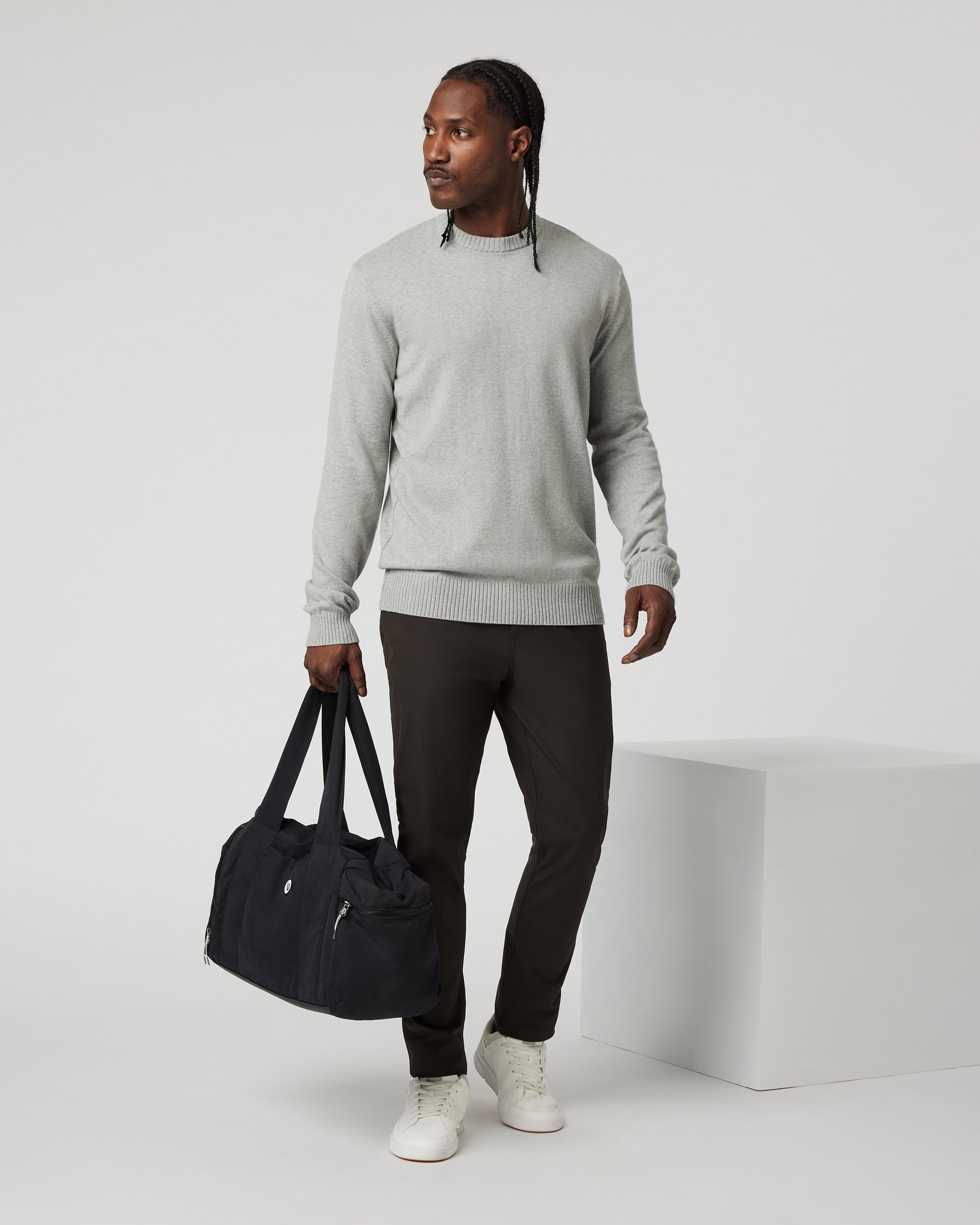 Fluent Sweater | Light Heather Grey - Image 3