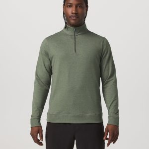 Coronado Half Zip | Light Oregano Heather