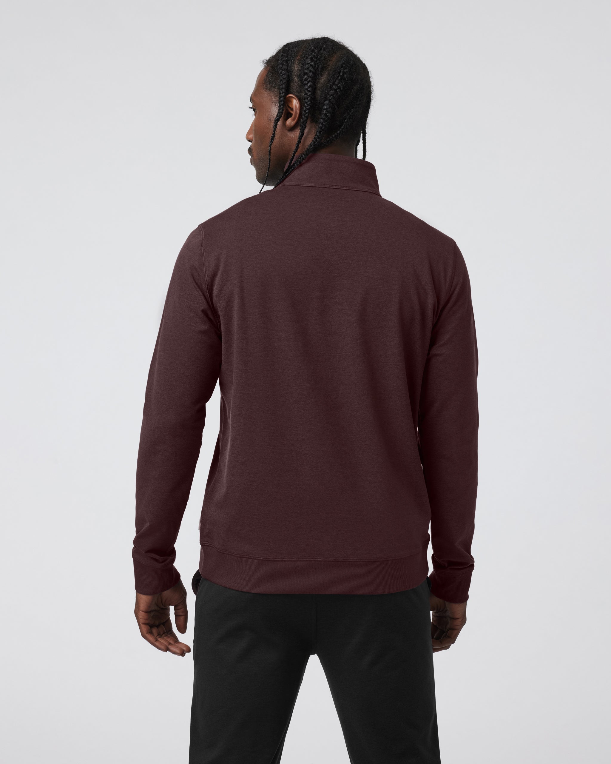 Coronado Half Zip | Mahogany Heather - Image 3
