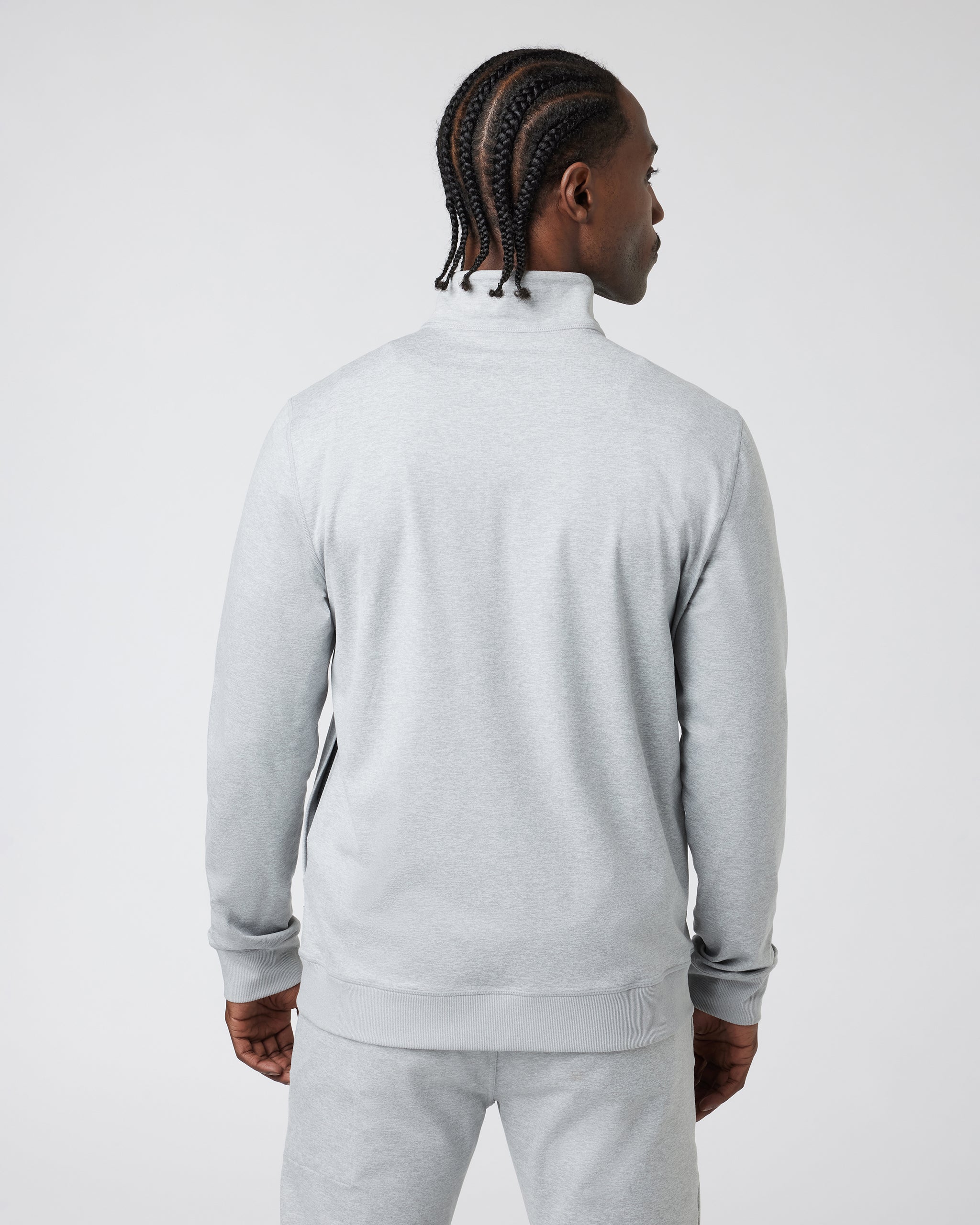 Coronado Half Zip | Light Heather Grey - Image 2