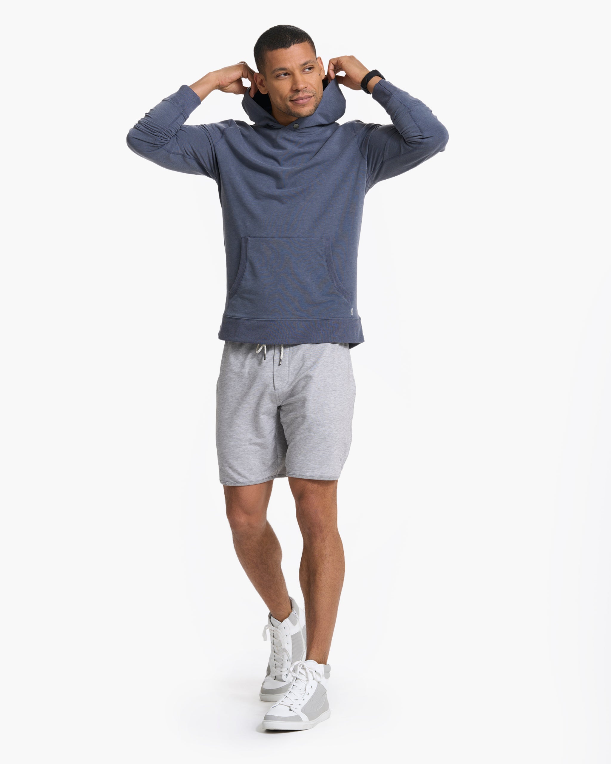 Austin Hoodie | Azure Heather - Image 4