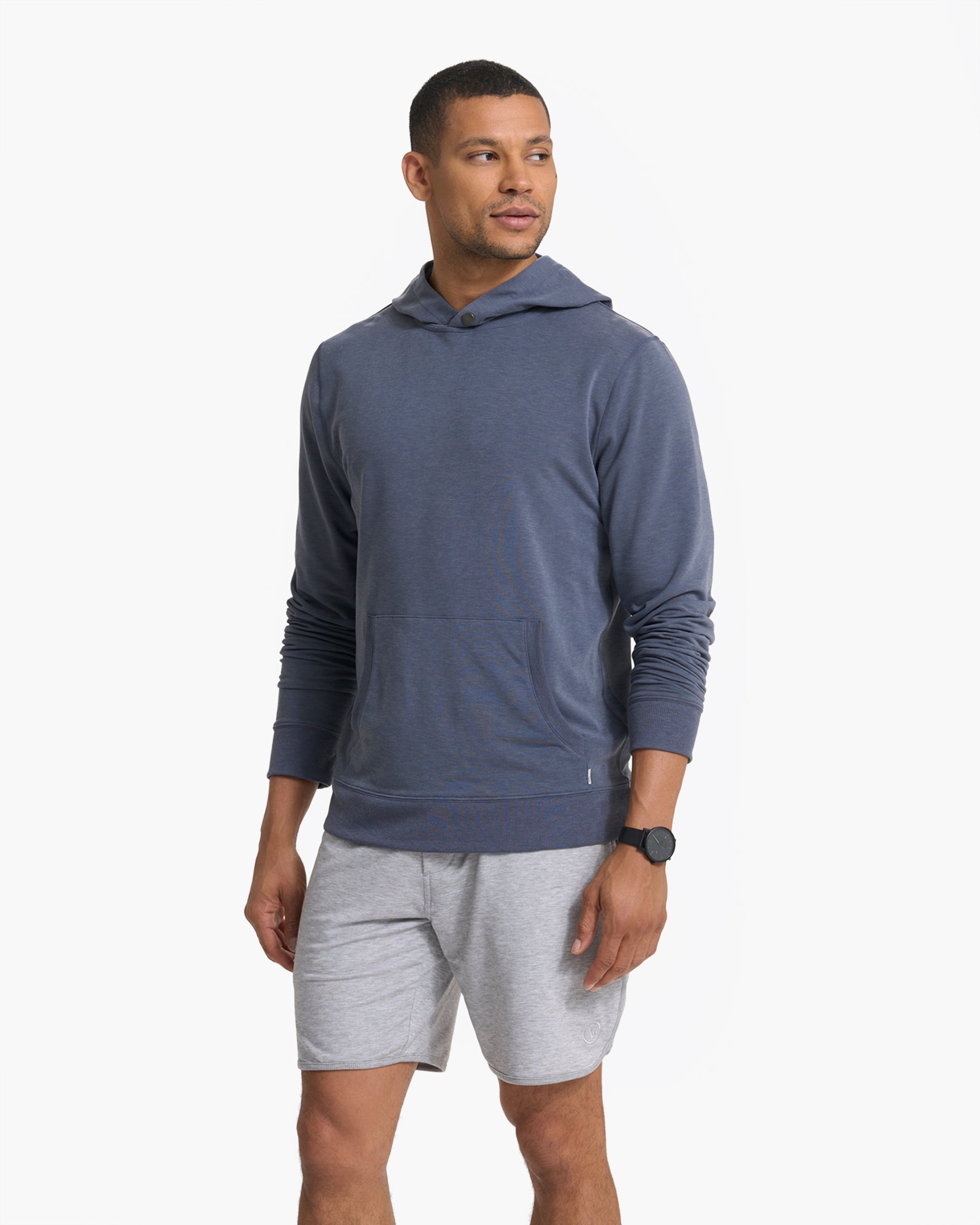 Austin Hoodie | Azure Heather - Image 2