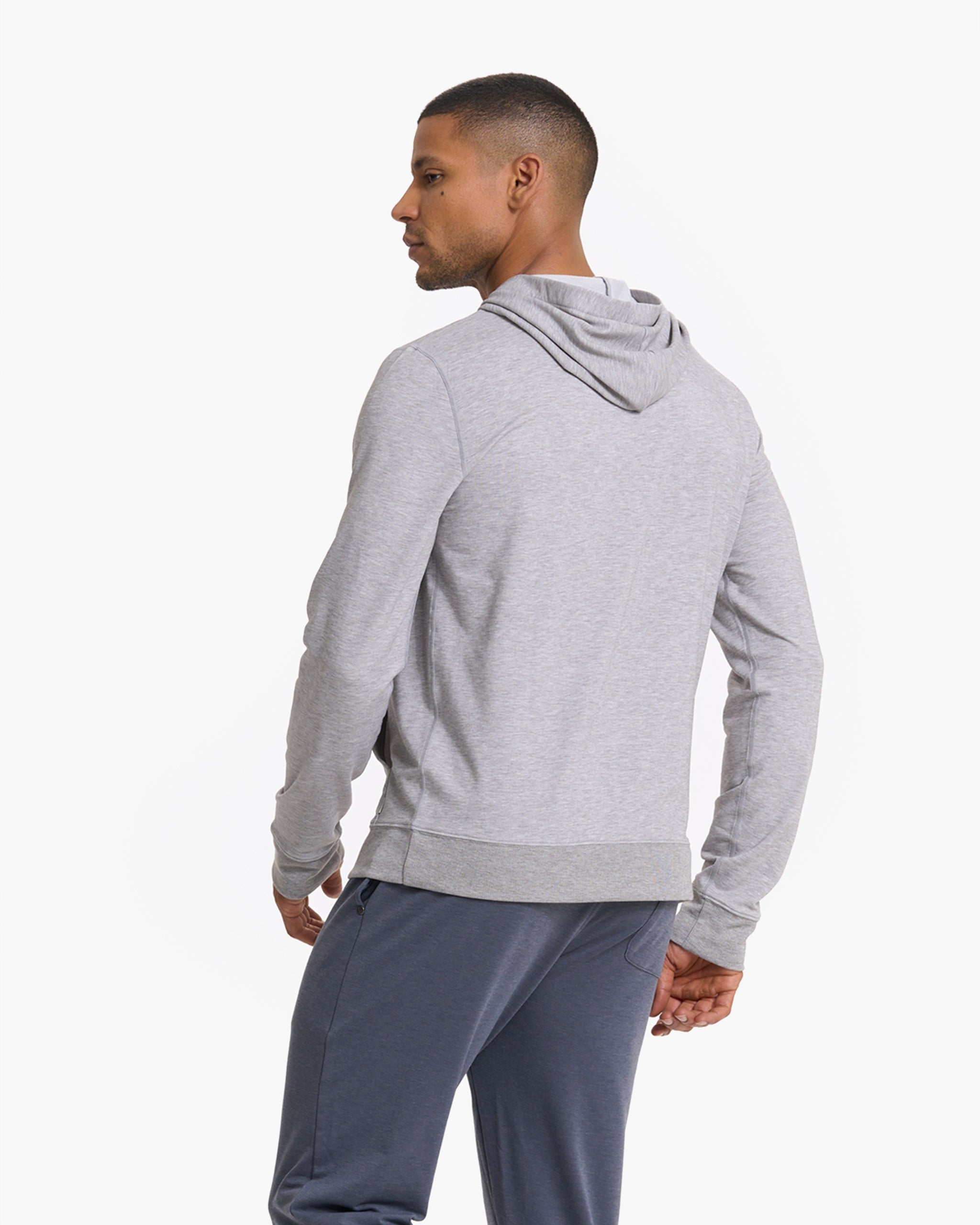 Austin Hoodie | Light Heather Grey - Image 3