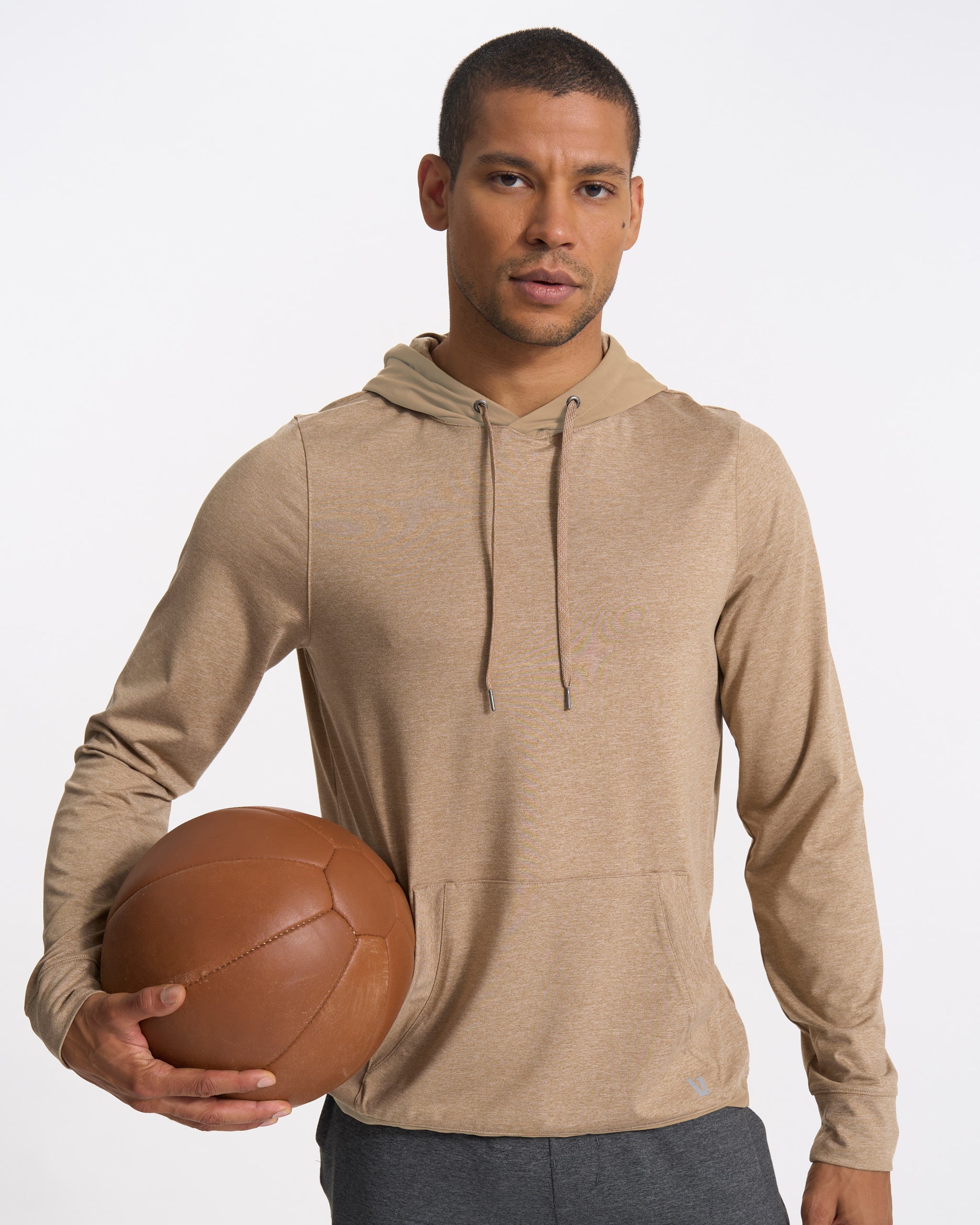 Sunday Element Hoodie | Camel Heather - Image 2